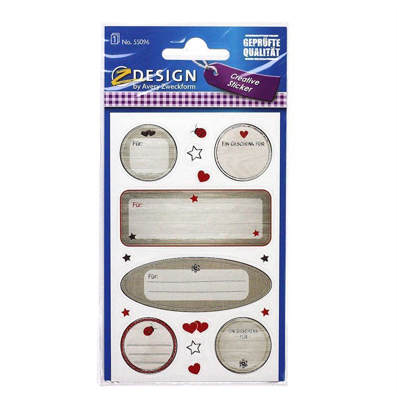Zweckform etikete 'Za:', papir, višebojno Zweckform etikete 'Za:', papir, višebojno