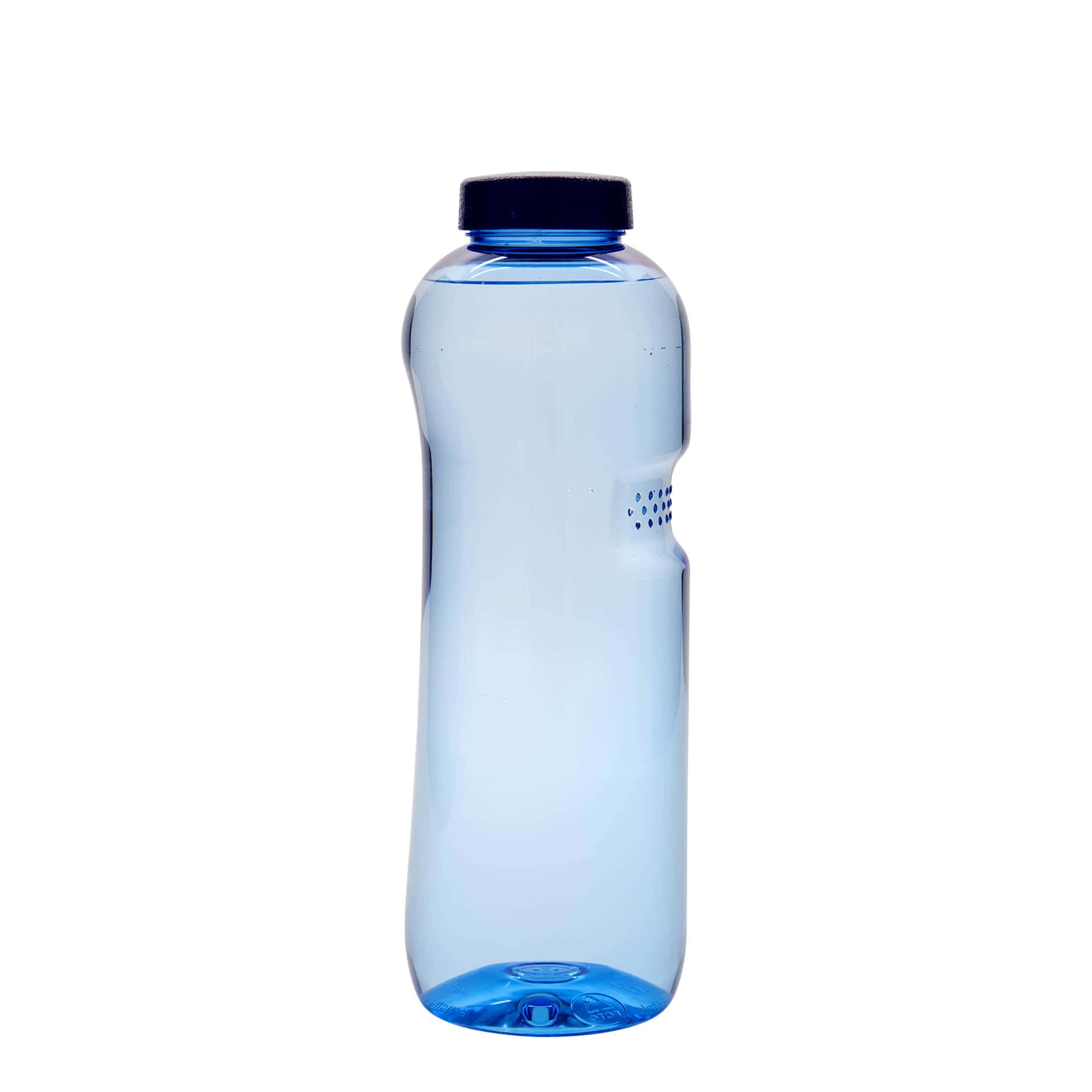 1.000 ml PET boca za piće 'Kavodrink', plastika, plava
