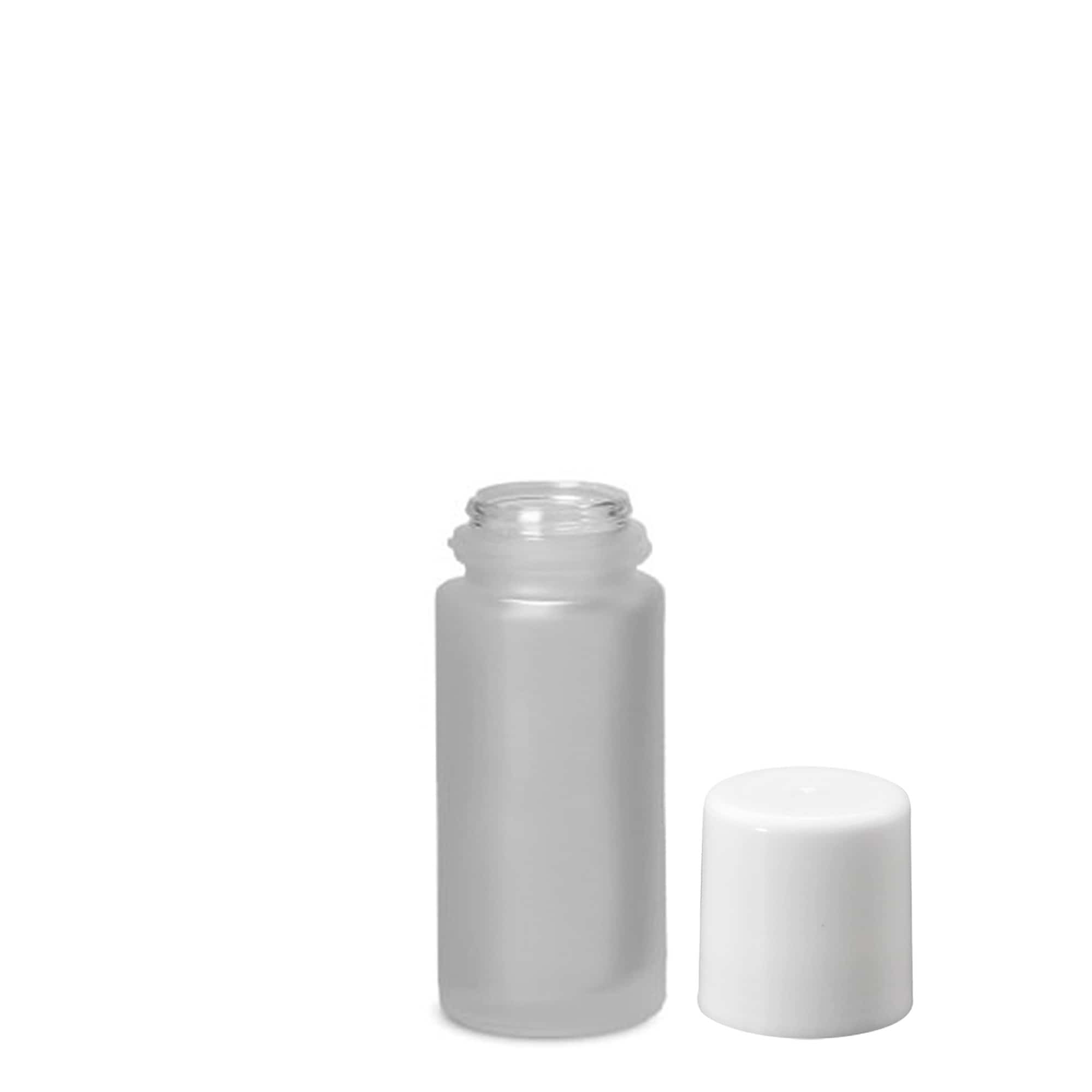 50 ml bočica s roll-on aplikatorom, staklena, zamrznuta, otvor: navojni zatvarač
