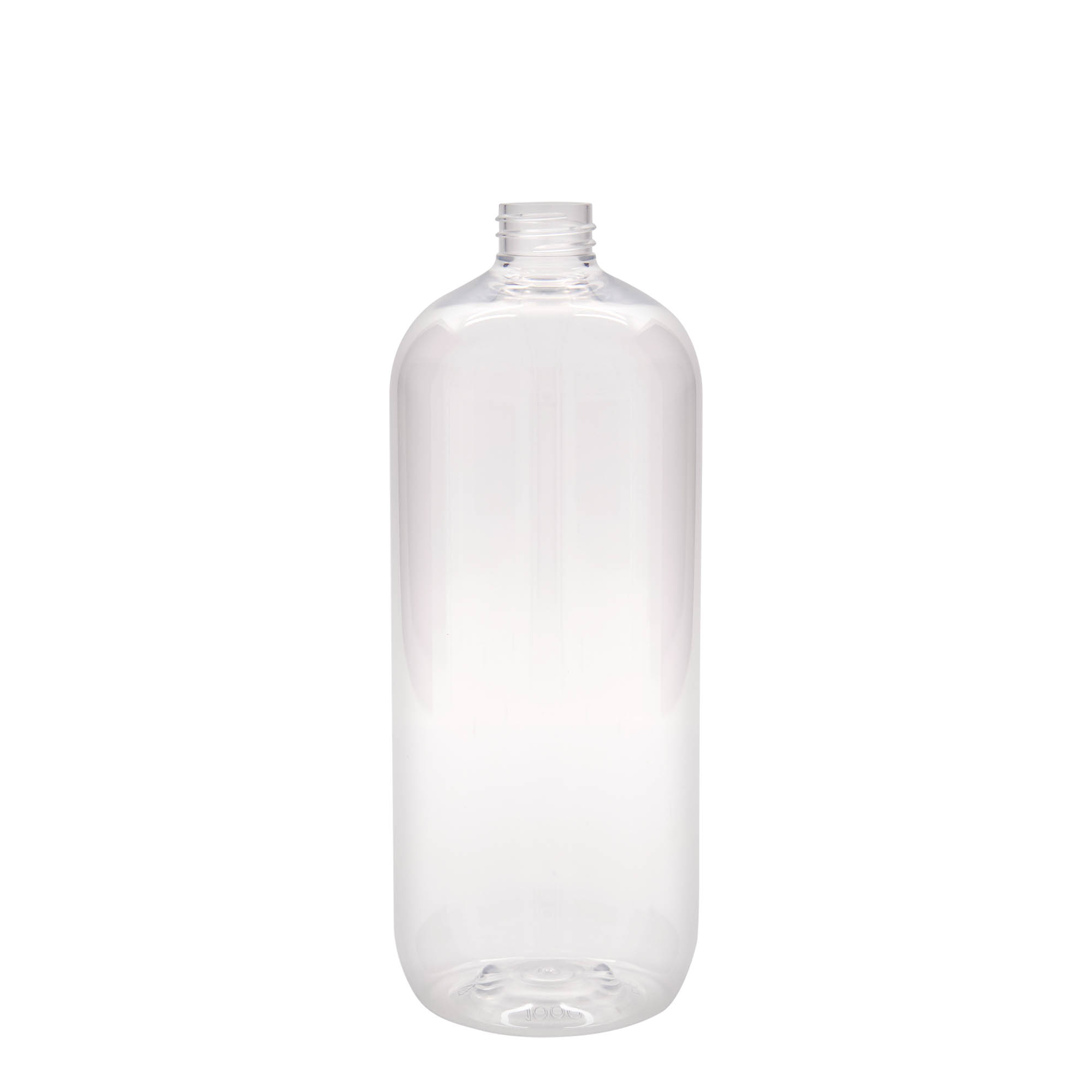 1.000 ml PET boca 'Boston', plastika, grlo: 28/410