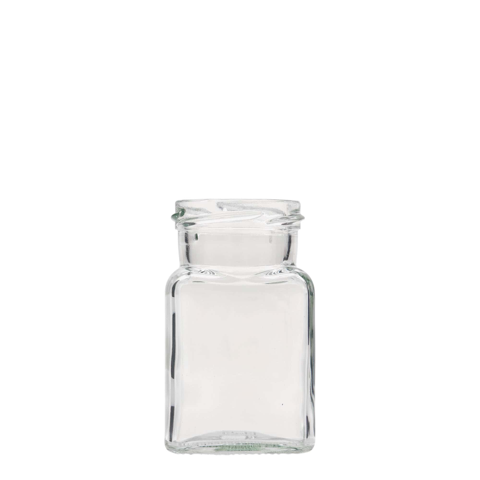 150 ml četvrtasta staklena boca, otvor: Twist-Off (TO 53)