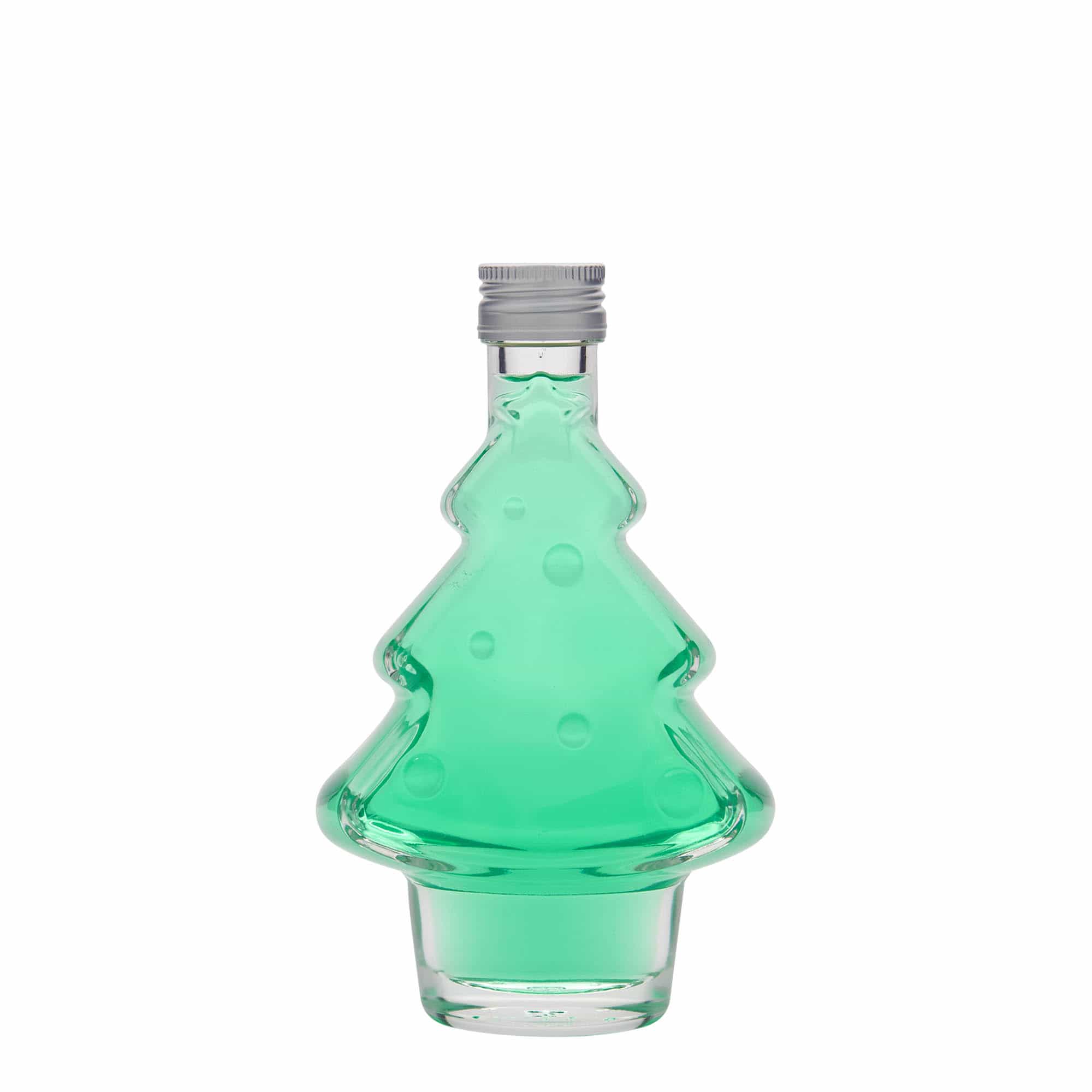 200 ml staklena boca 'Božićno drvce', grlo: PP 28