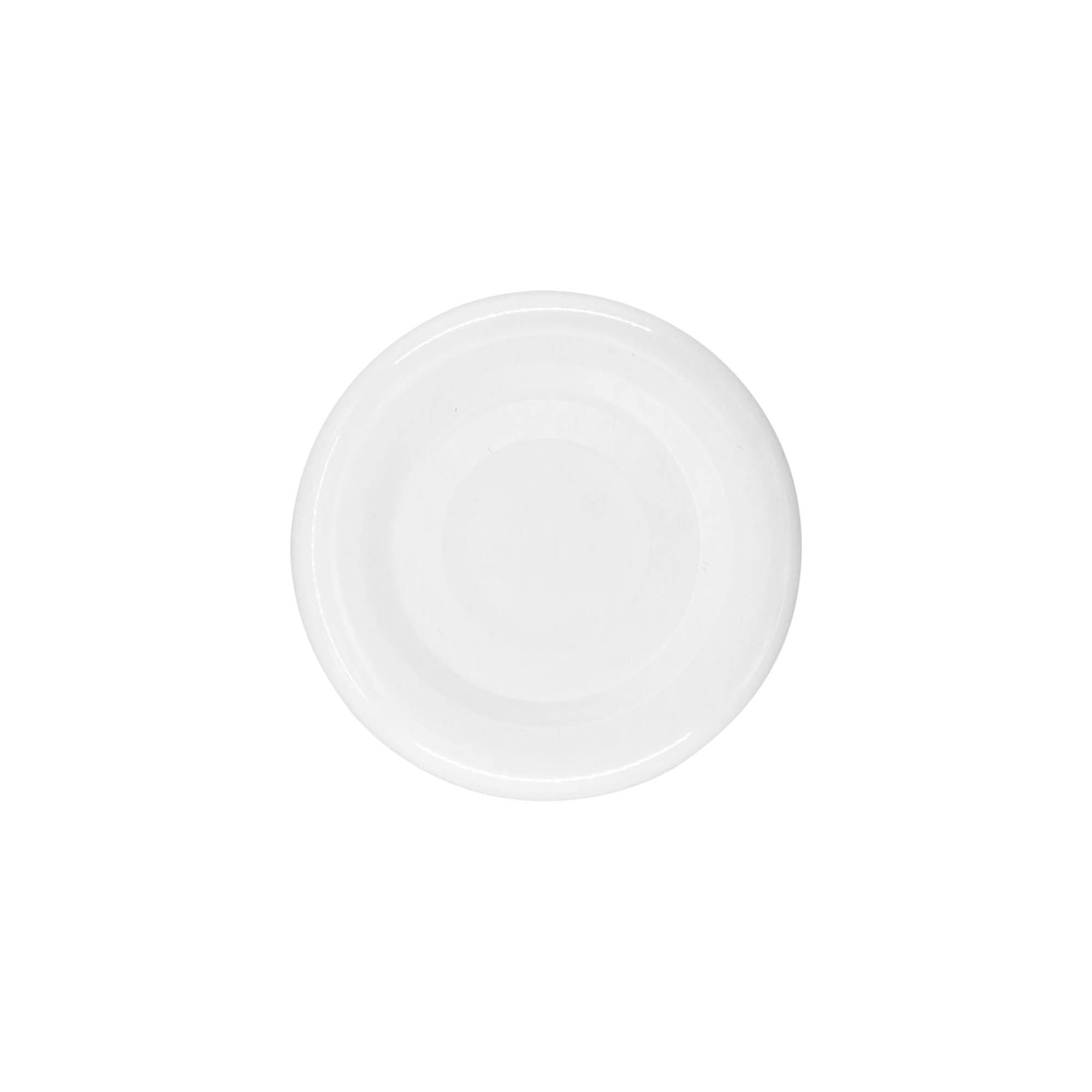 Twist-Off poklopac, limeni, bijeli, za otvor: TO 38