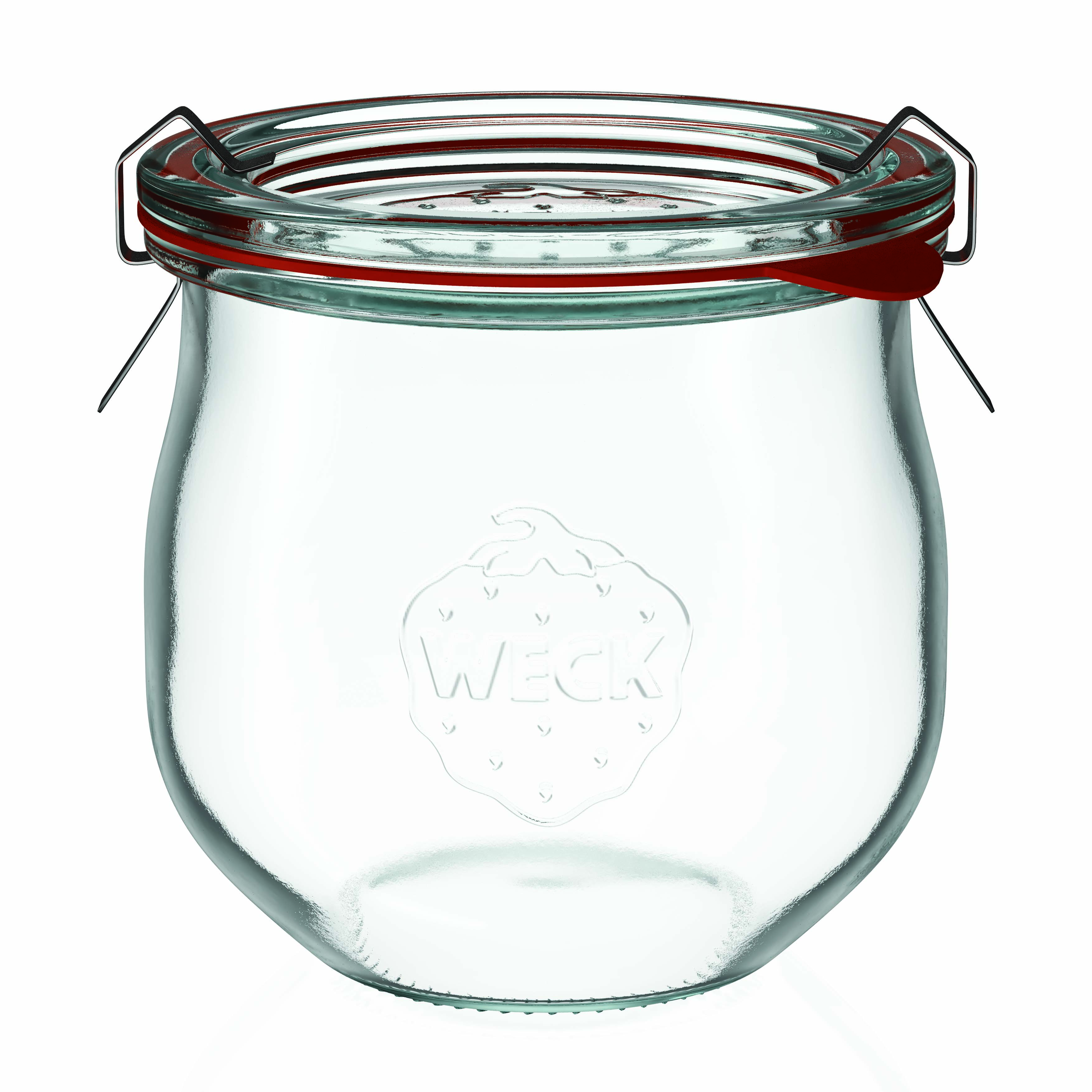 370 ml WECK-tulipanklopa, otvor: okrugli rub