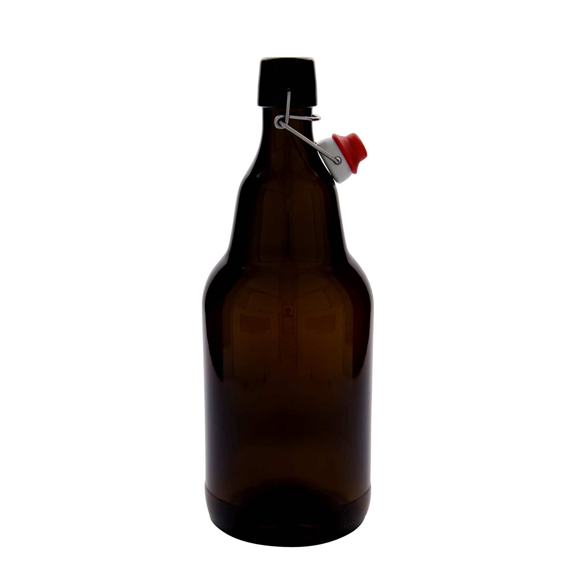 Boca za pivo 2000 ml, staklo, smeđa, otvor: mehanički zatvarač Boca za pivo 2000 ml, staklo, smeđa, otvor: mehanički zatvarač