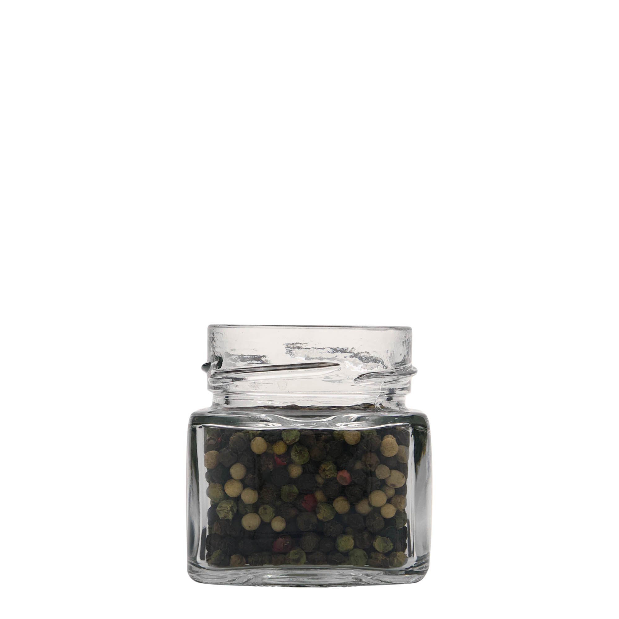 106 ml četvrtasta staklenka 'Ikarus', otvor: Deep-Twist-Off (DTO 58)