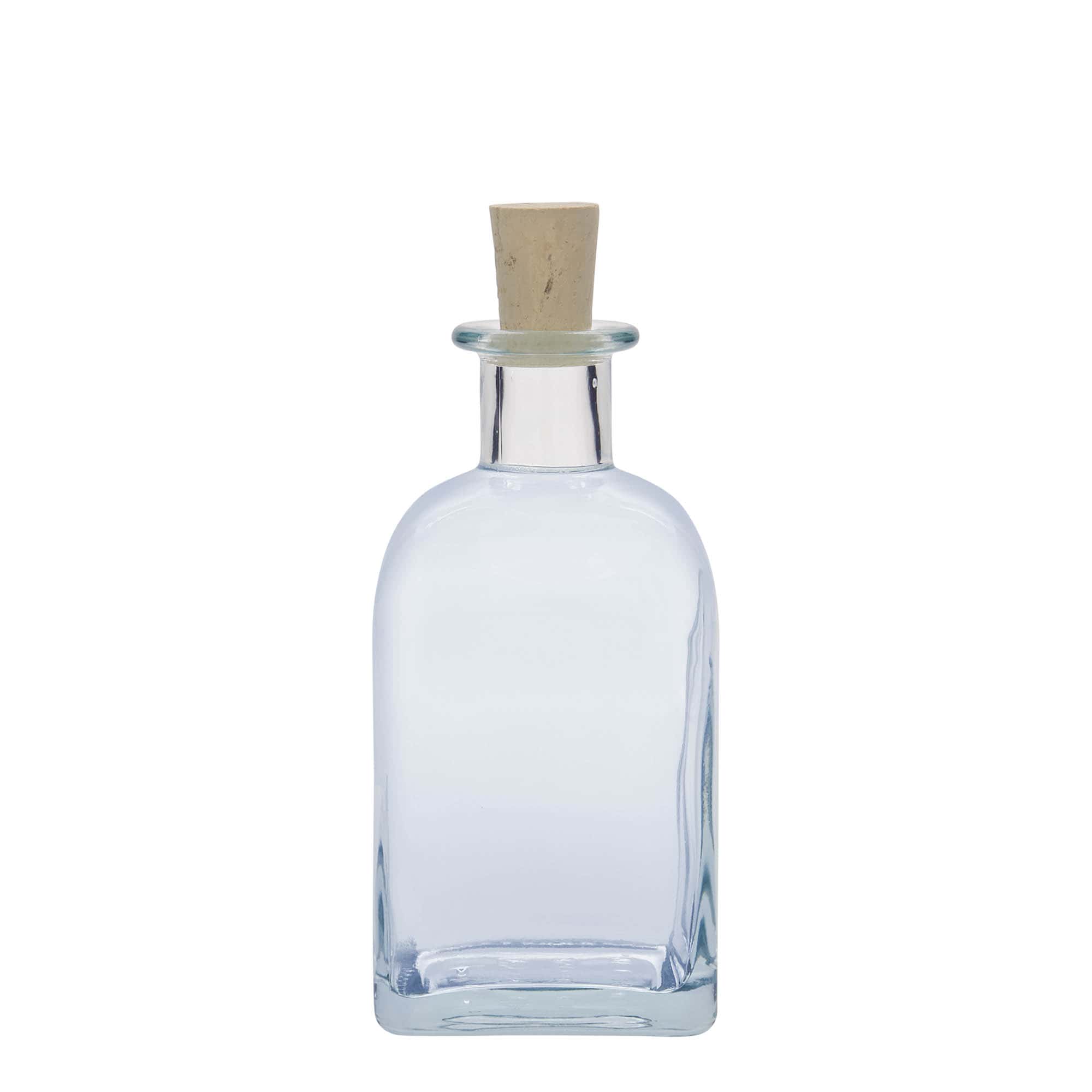 350 ml staklena boca Apotheker Carré, četvrtasta, otvor: plutani čep