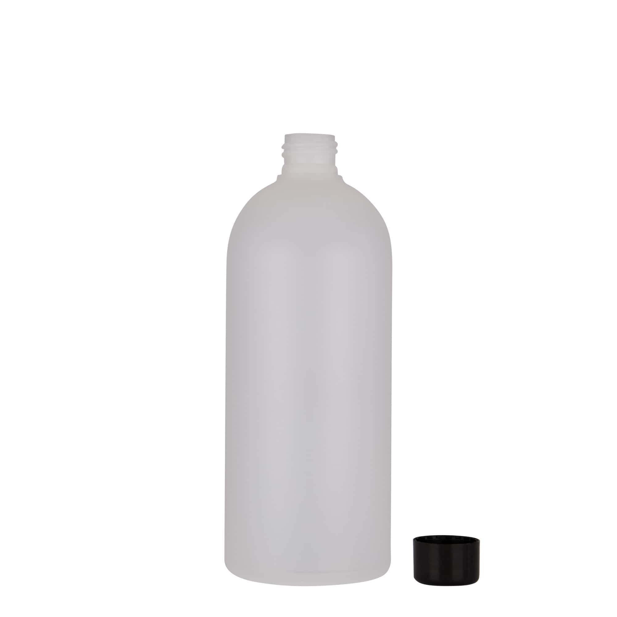 500 ml plastična boca 'Tuffy', HDPE, prirodna, grlo: 24/410