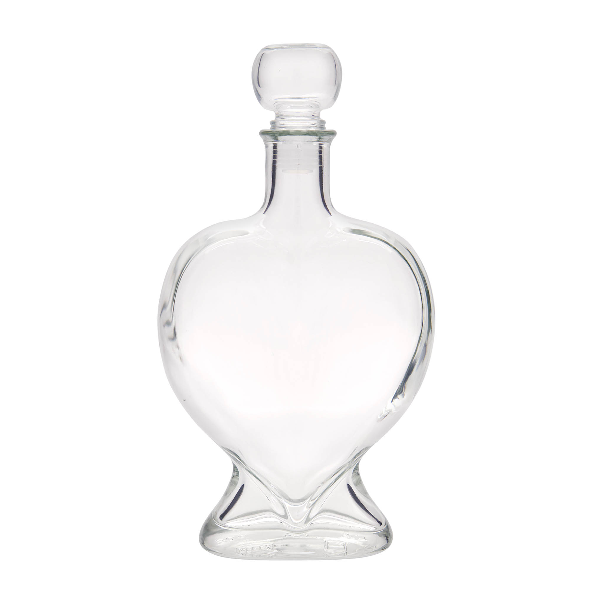 500 ml staklena boca 'Srce', grlo: čep 500 ml staklena boca 'Srce', grlo: čep