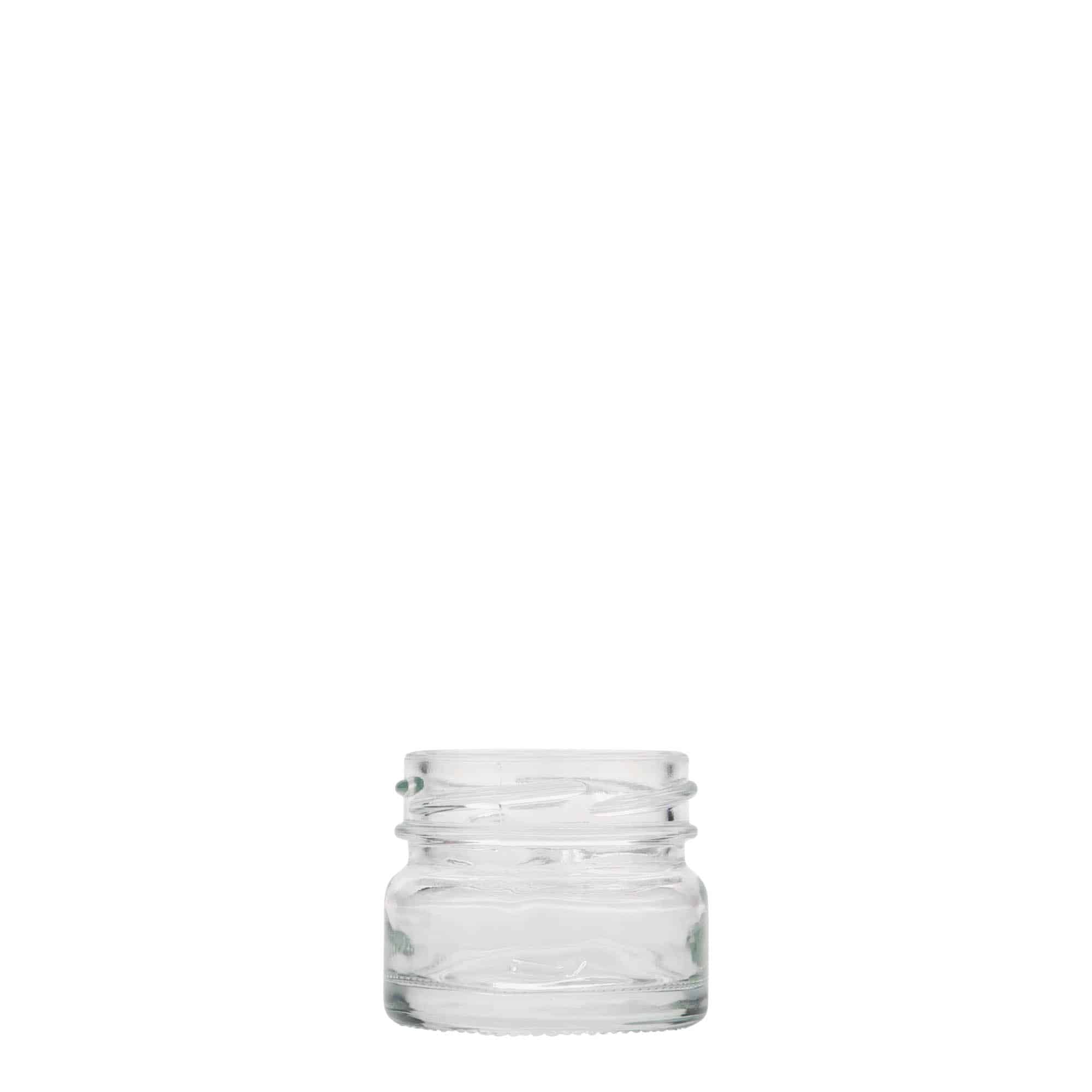 Ravna okrugla staklenka 30 ml, otvor: Twist off (TO 43) Ravna okrugla staklenka 30 ml, otvor: Twist off (TO 43)