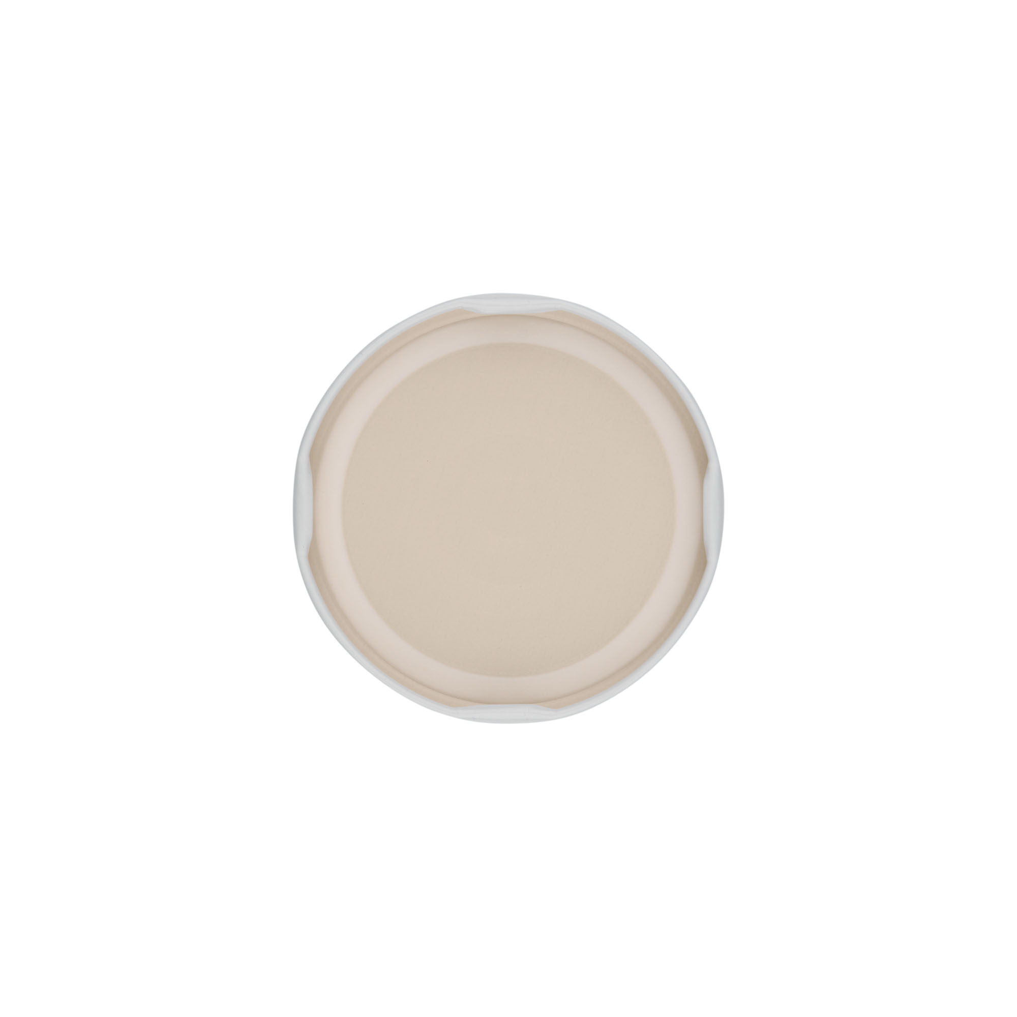 Twist-off poklopac, limeni, bijeli, za grlo: TO 66 Twist-off poklopac, limeni, bijeli, za grlo: TO 66