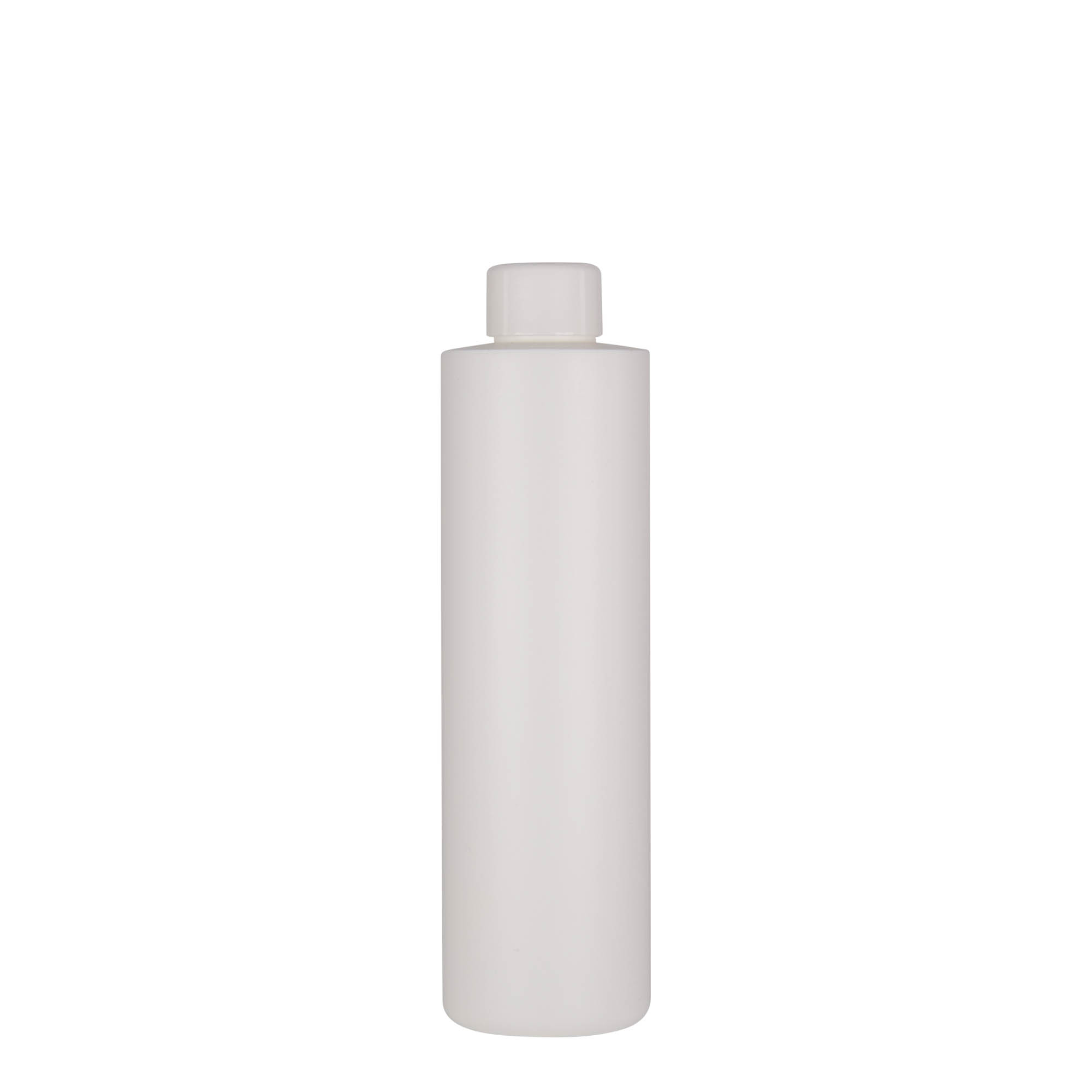 250 ml plastična boca 'Pipe', HDPE, bijela, grlo: 24/410