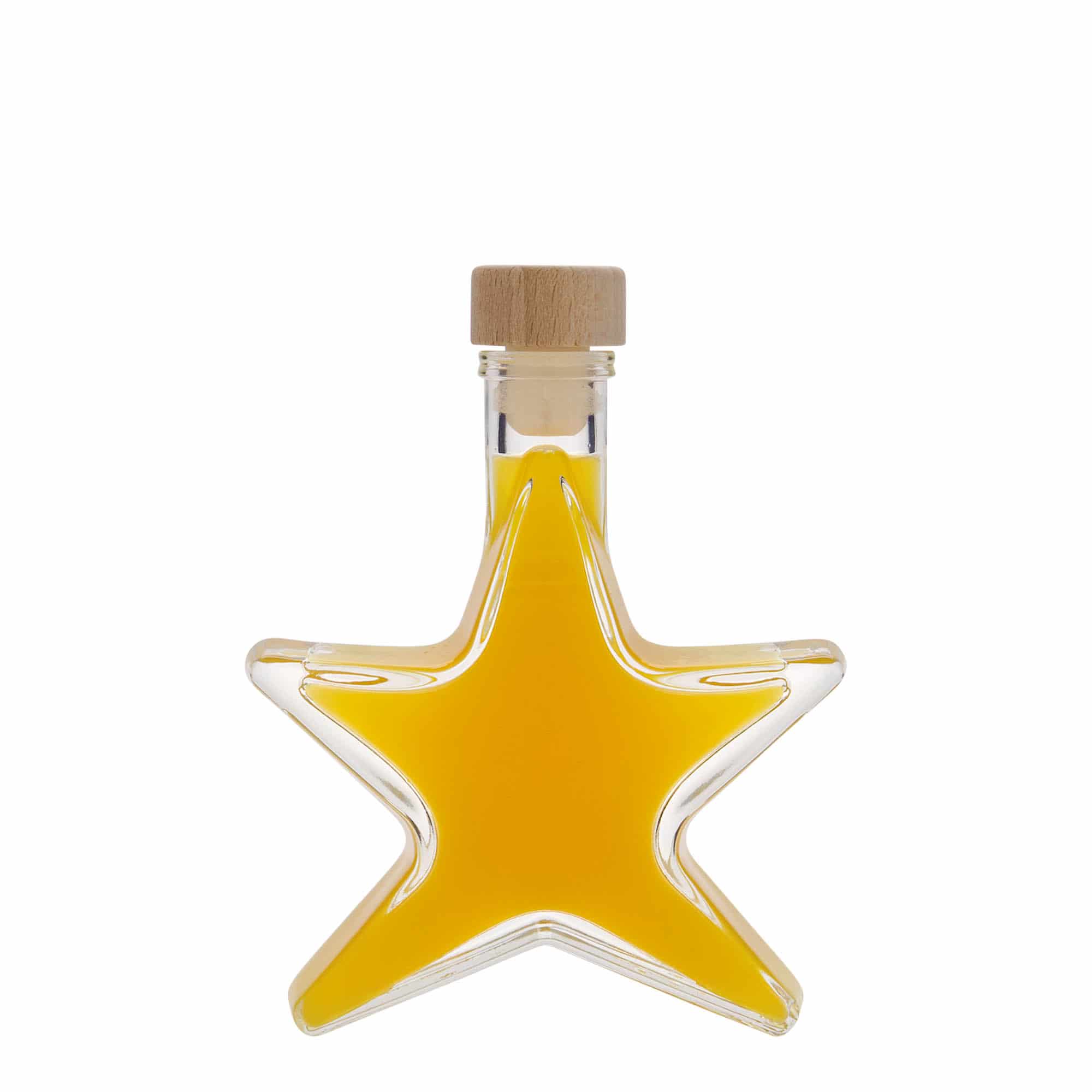 Staklena boca 100 ml 'Zvijezda', otvor: pluteni čep
