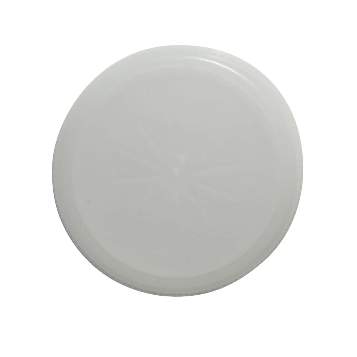 Navojni čep s dvostrukim navojem, PE plastika, bijeli, za otvor: PET 38 mm