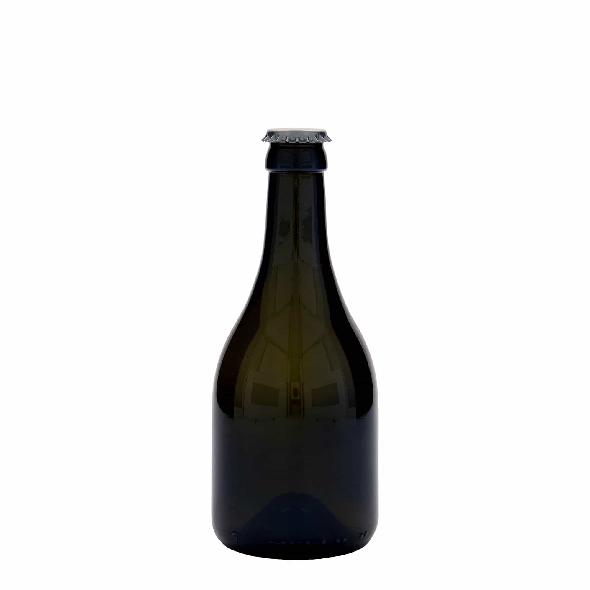 330 ml pivska boca 'Horta', staklo, antikno zeleno, otvor: krunski čep