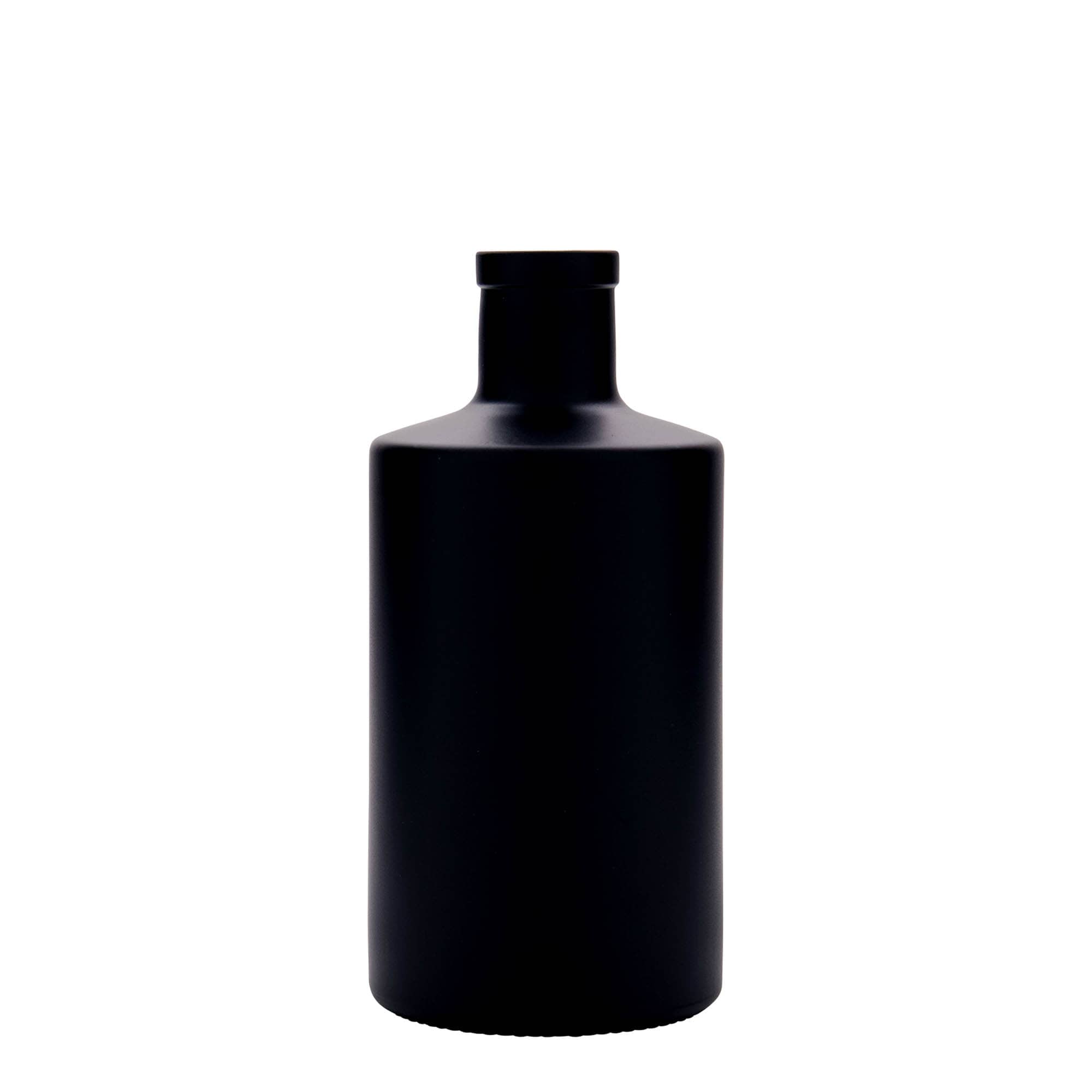 500 ml staklena boca 'Caroline', crna, grlo: pluta