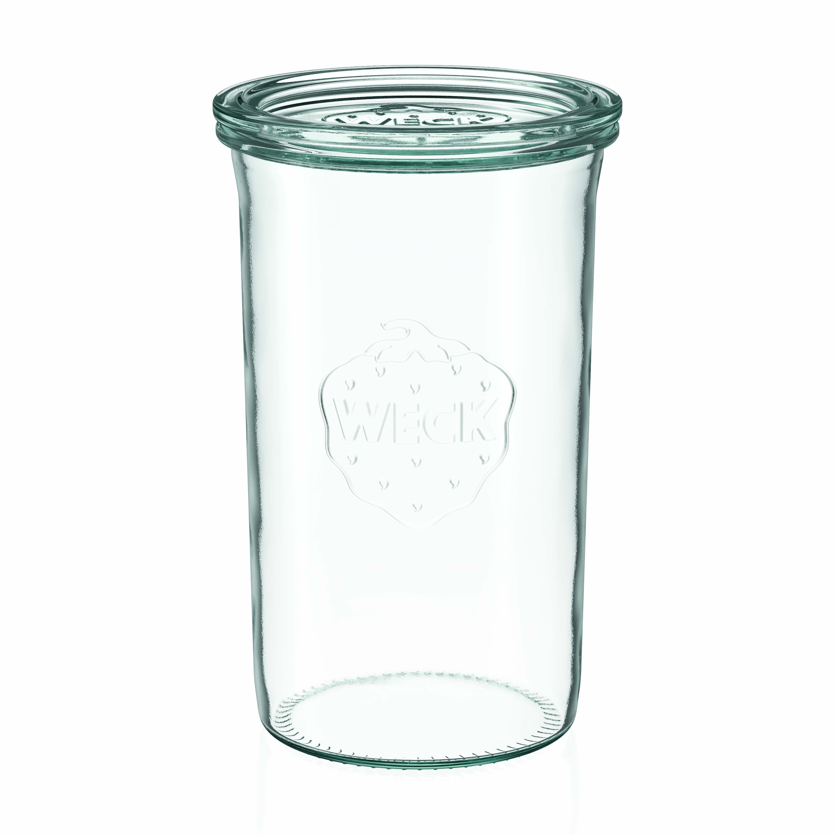 6x 1000 ml WECK-staklenka za stavljanje naopako sa staklenim poklopcem RR 100