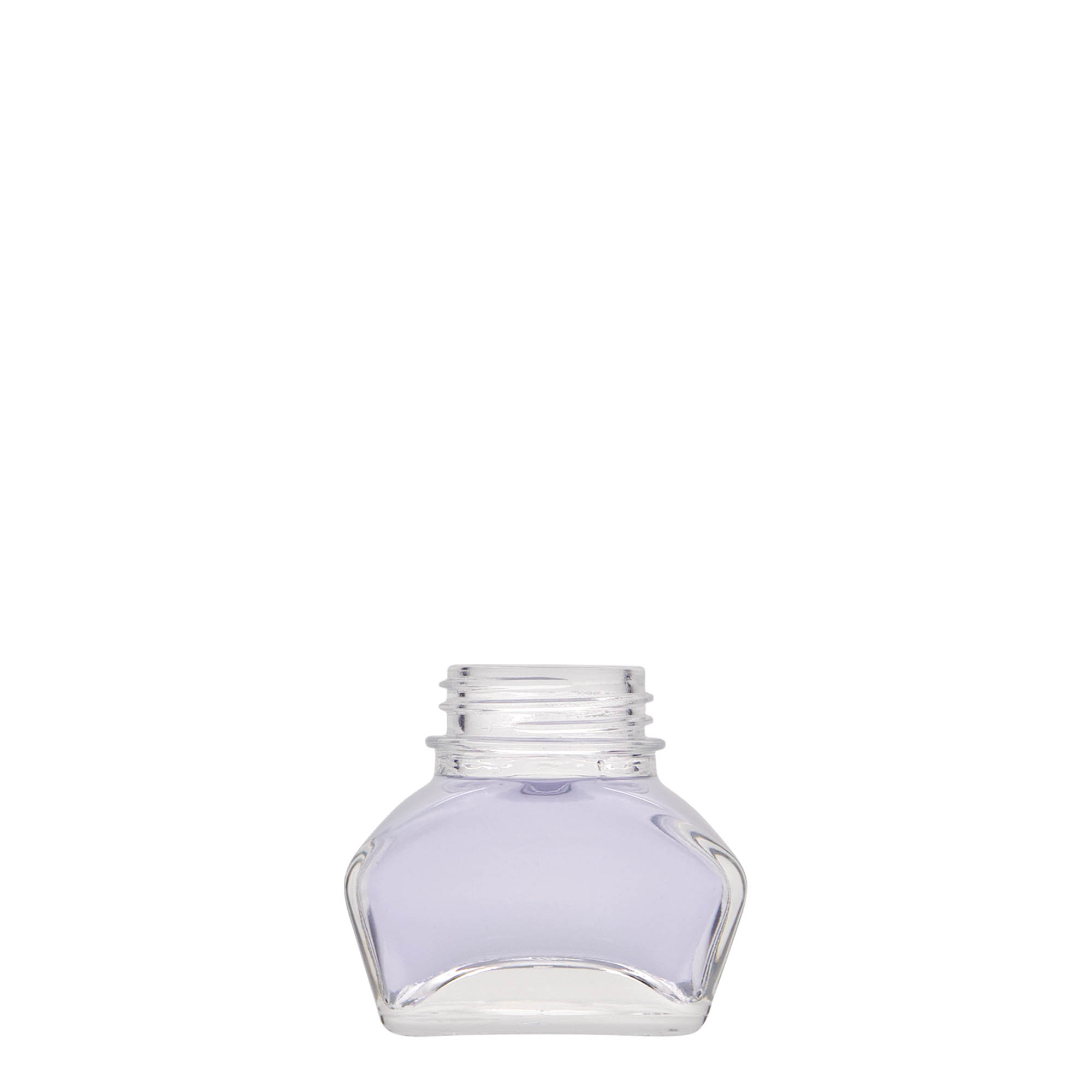 30 ml bočica za tintu, pravokutna, otvor: navojni poklopac