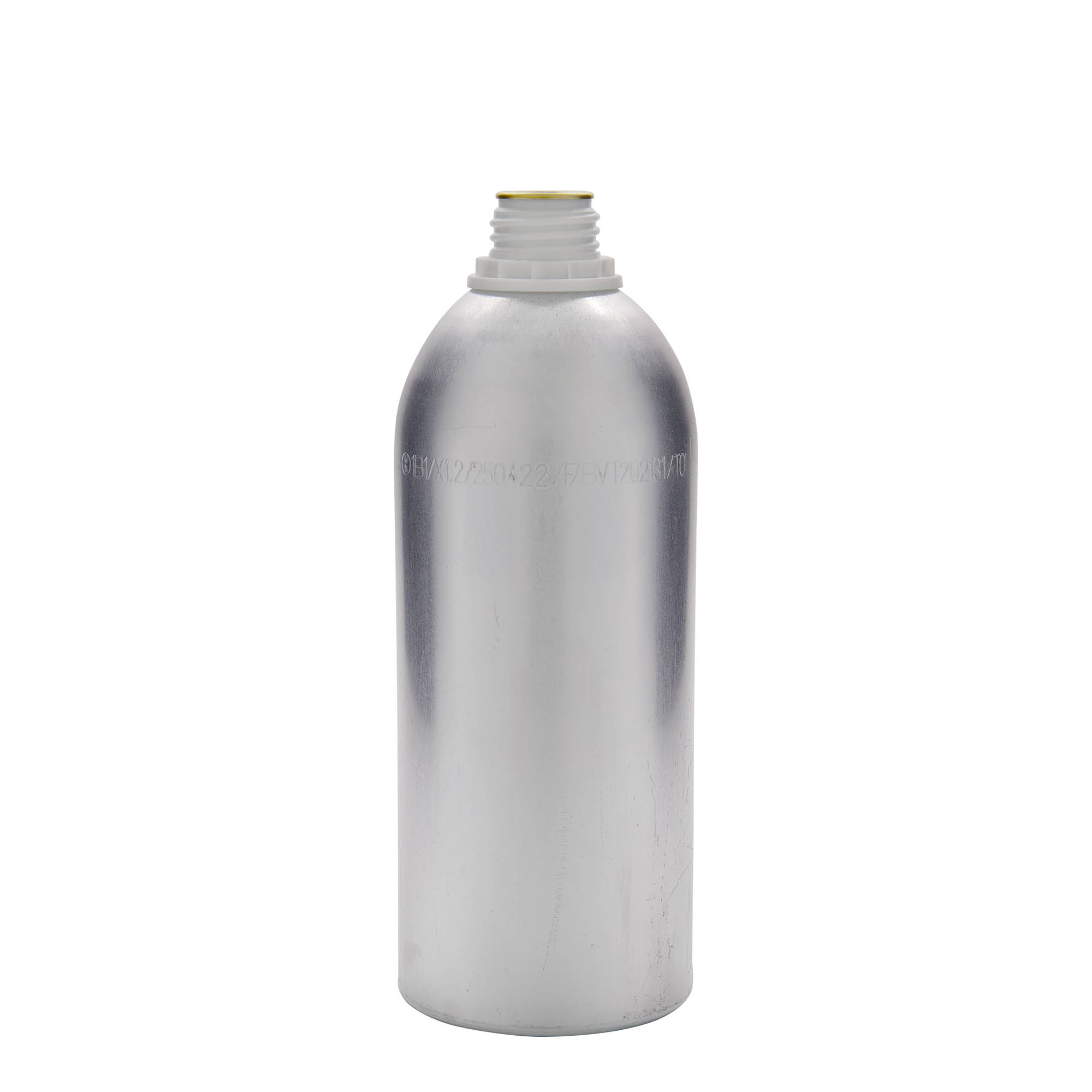 1100 ml aluminijska boca, metal, srebrna, otvor: DIN 32 1100 ml aluminijska boca, metal, srebrna, otvor: DIN 32