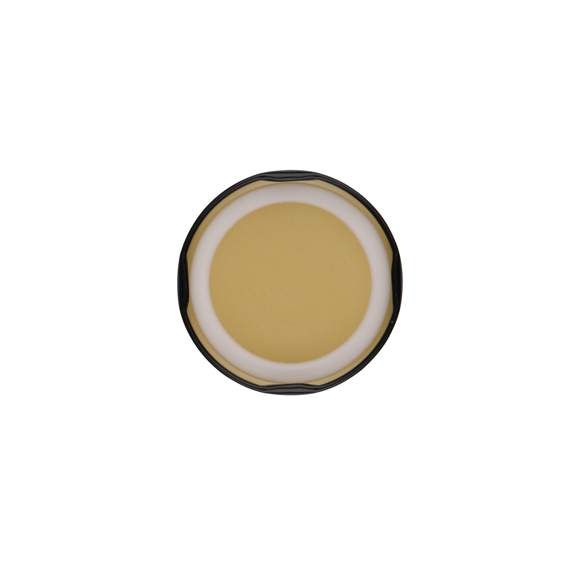 Twist-Off poklopac, lim bijele boje, crni, za grlo: TO 58