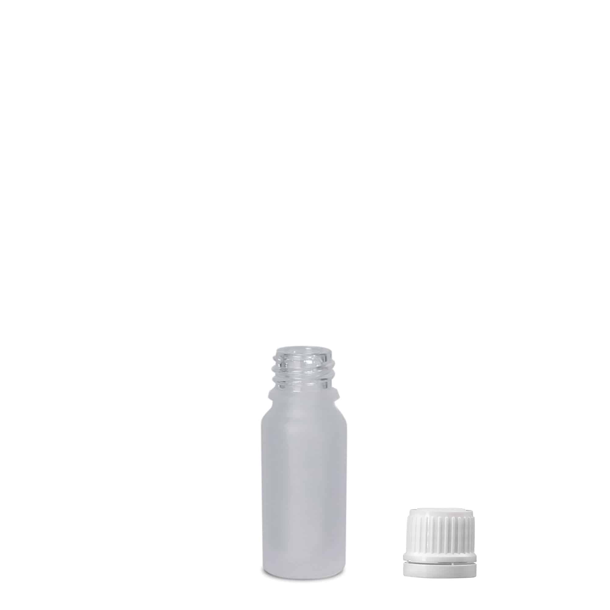 10 ml medicinska bočica, staklena, matirana, grlo: DIN 18