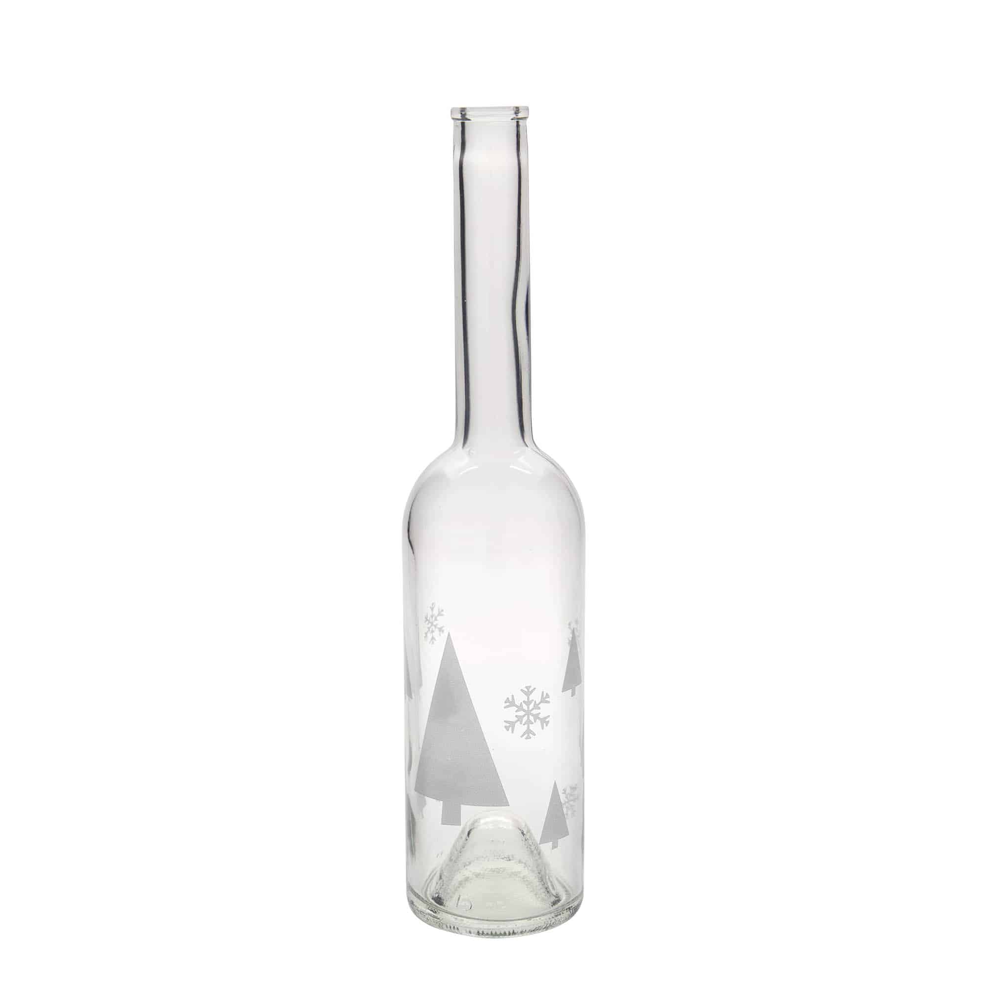 500 ml staklena boca 'Opera', motiv: pahulje, grlo: čep