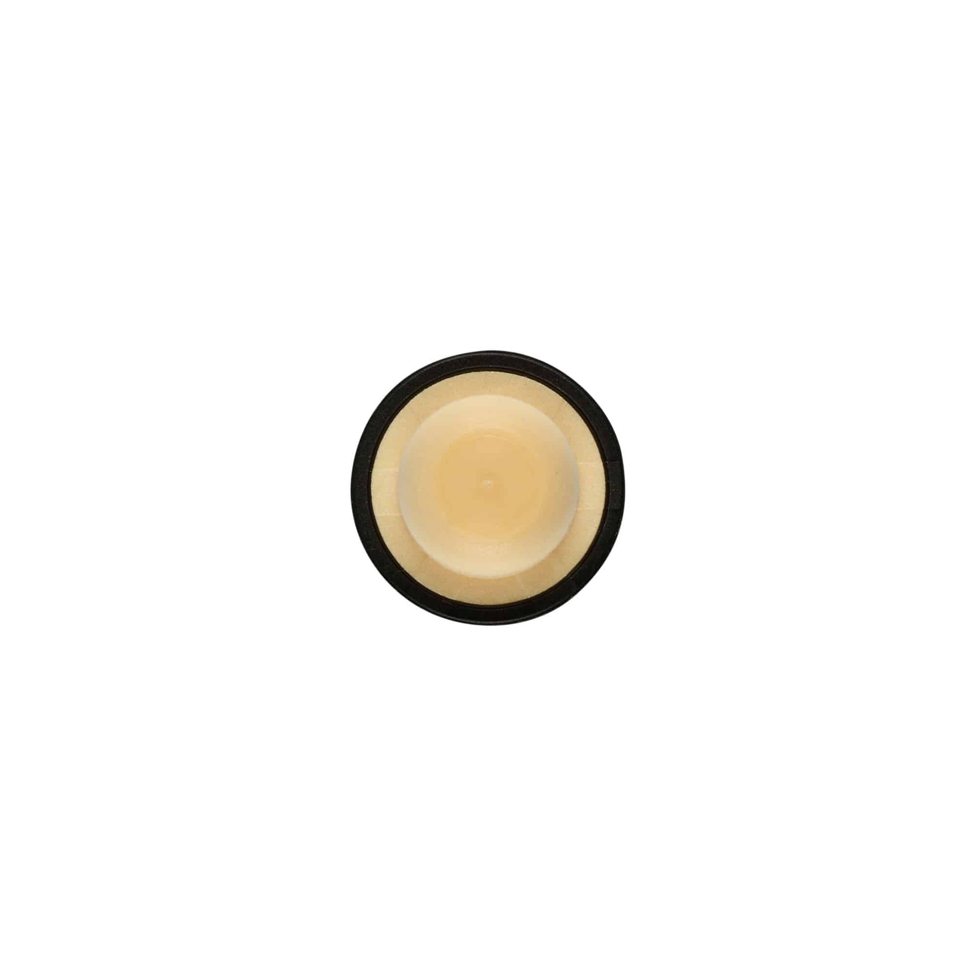 Čep s ručkom 11 mm, drvo, crni, za otvor: pluta Čep s ručkom 11 mm, drvo, crni, za otvor: pluta