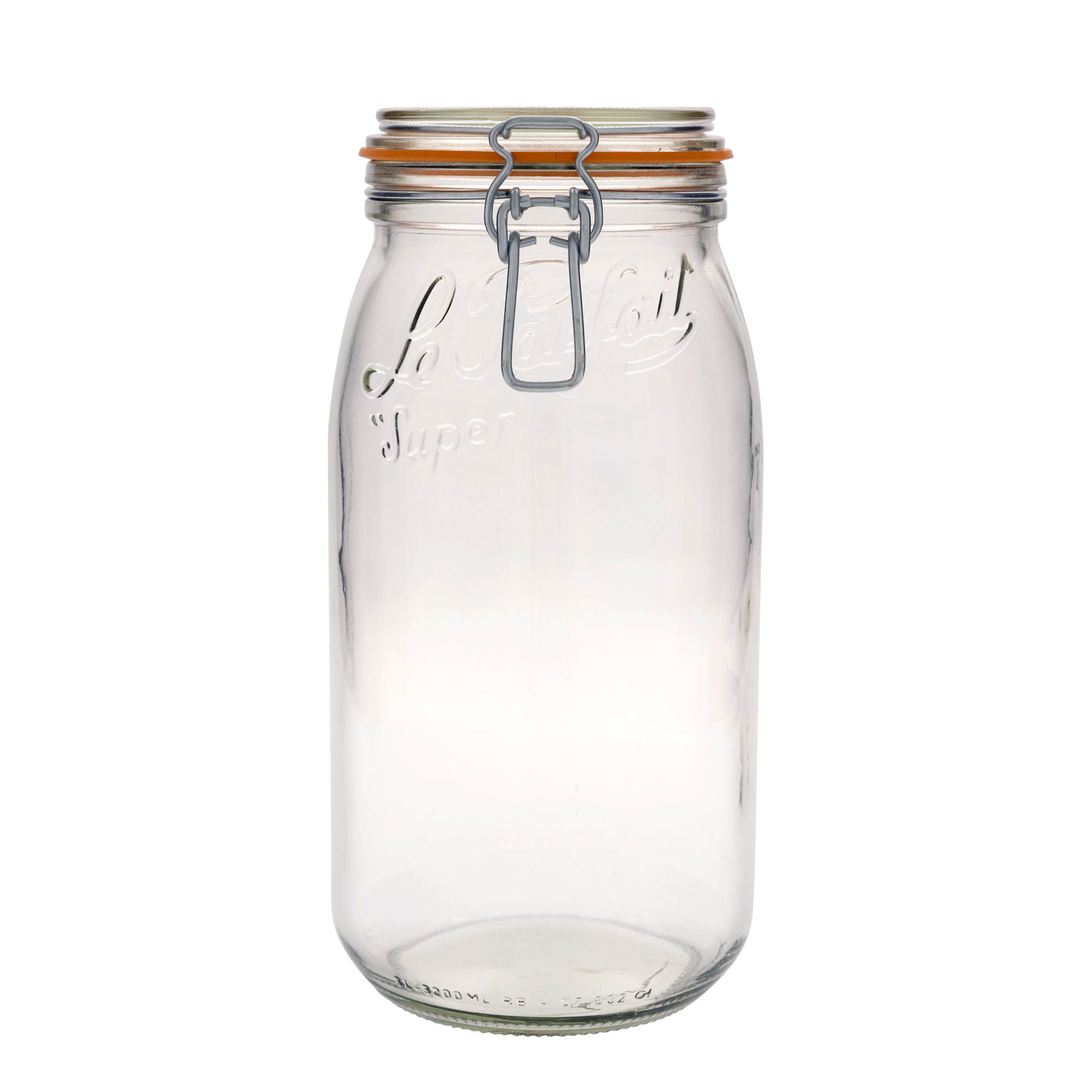 3.000 ml staklenka s žičanim zatvaračem 'Le Parfait Super Bocal', otvor: žični zatvarač 3.000 ml staklenka s žičanim zatvaračem 'Le Parfait Super Bocal', otvor: žični zatvarač