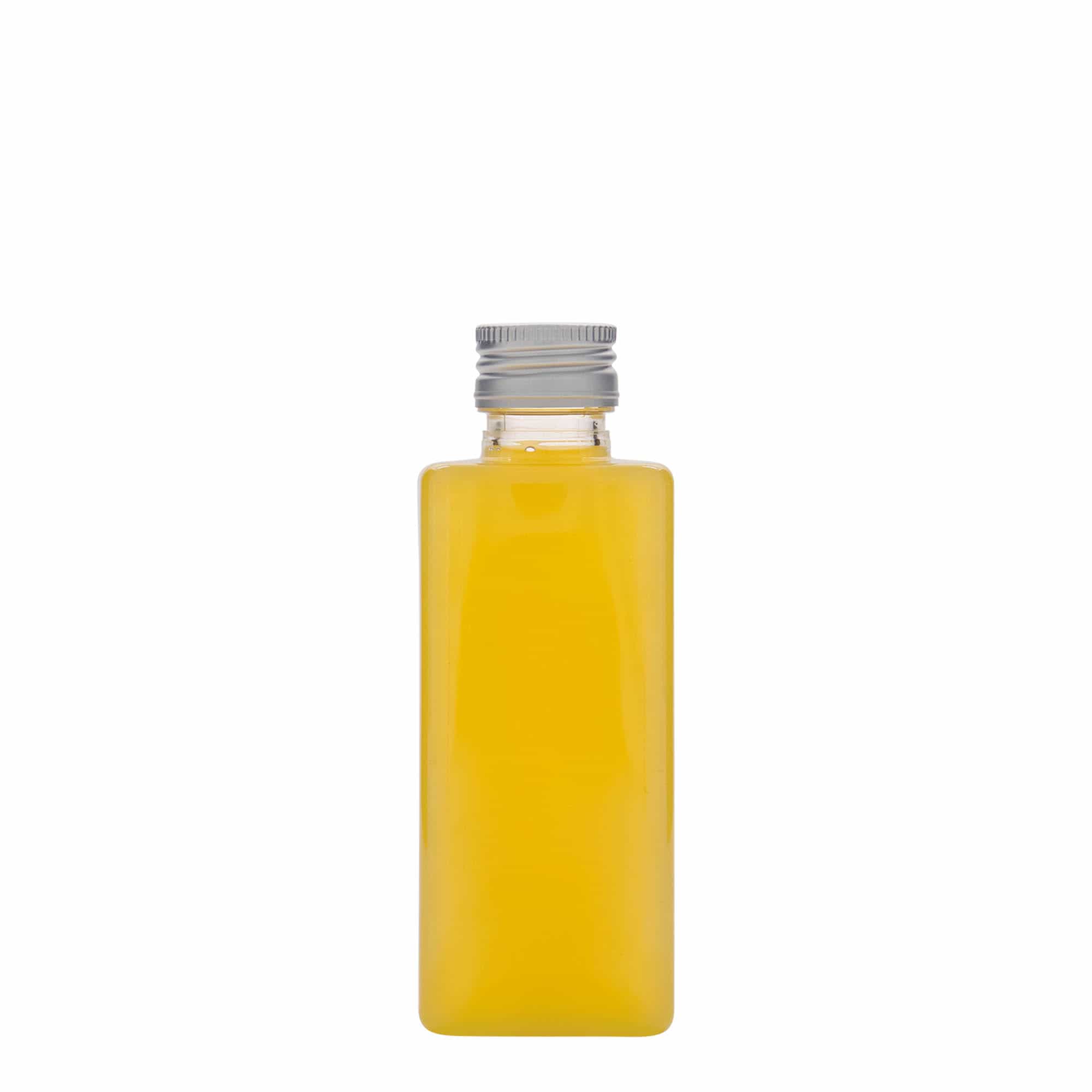 250 ml PET boca 'Karl', četvrtasta, plastika, grlo: PP 28