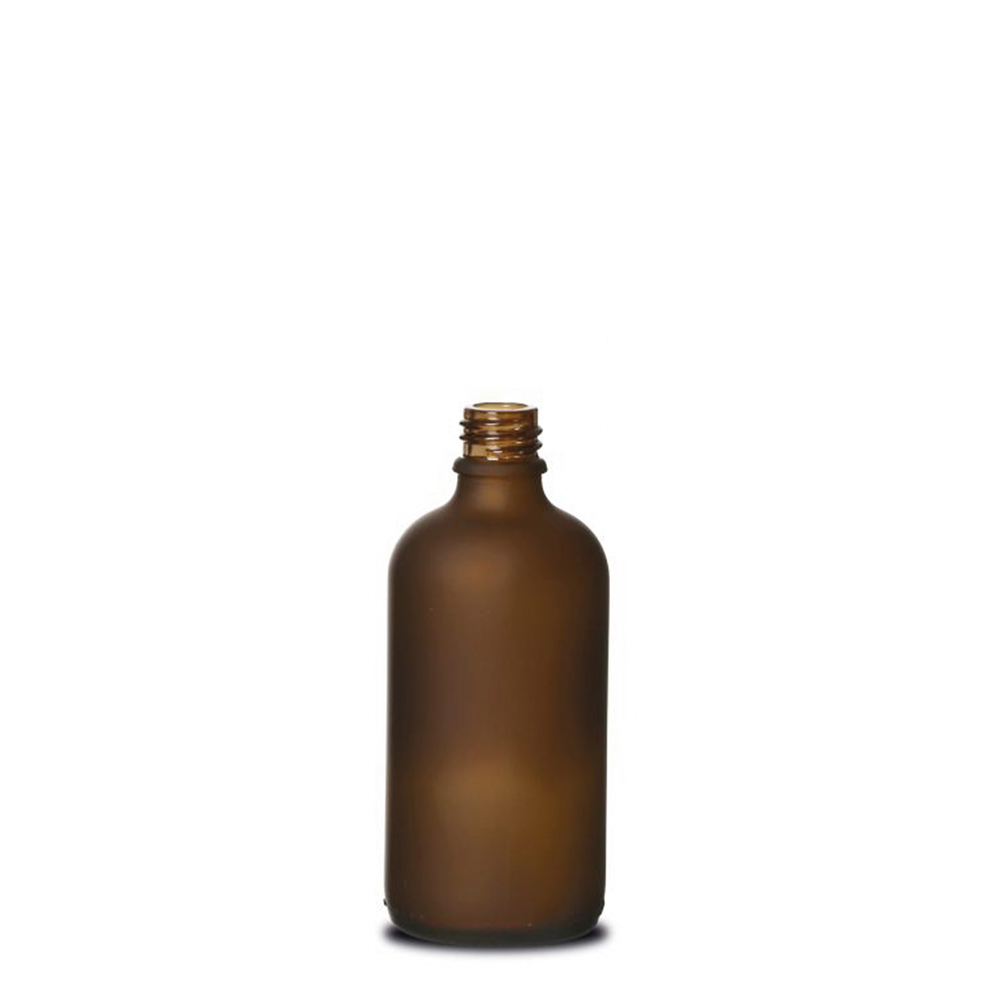 100 ml medicinska bočica, staklena, smeđa matirana, grlo: DIN 18 100 ml medicinska bočica, staklena, smeđa matirana, grlo: DIN 18