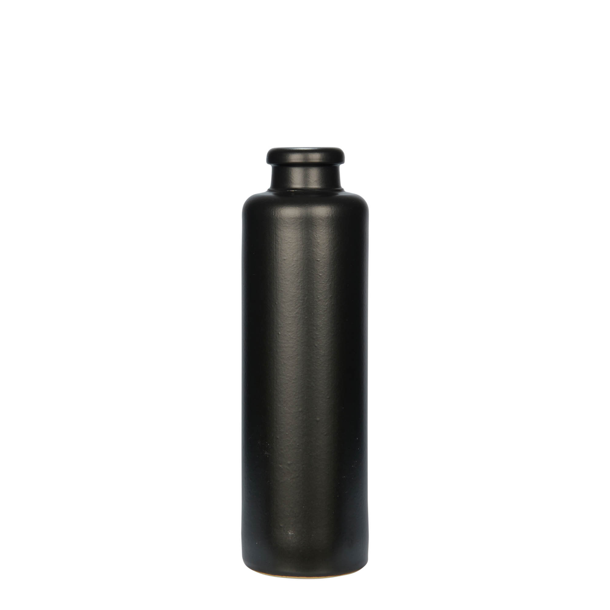200 ml glineni vrč, kamenina, crni, otvor: pluta