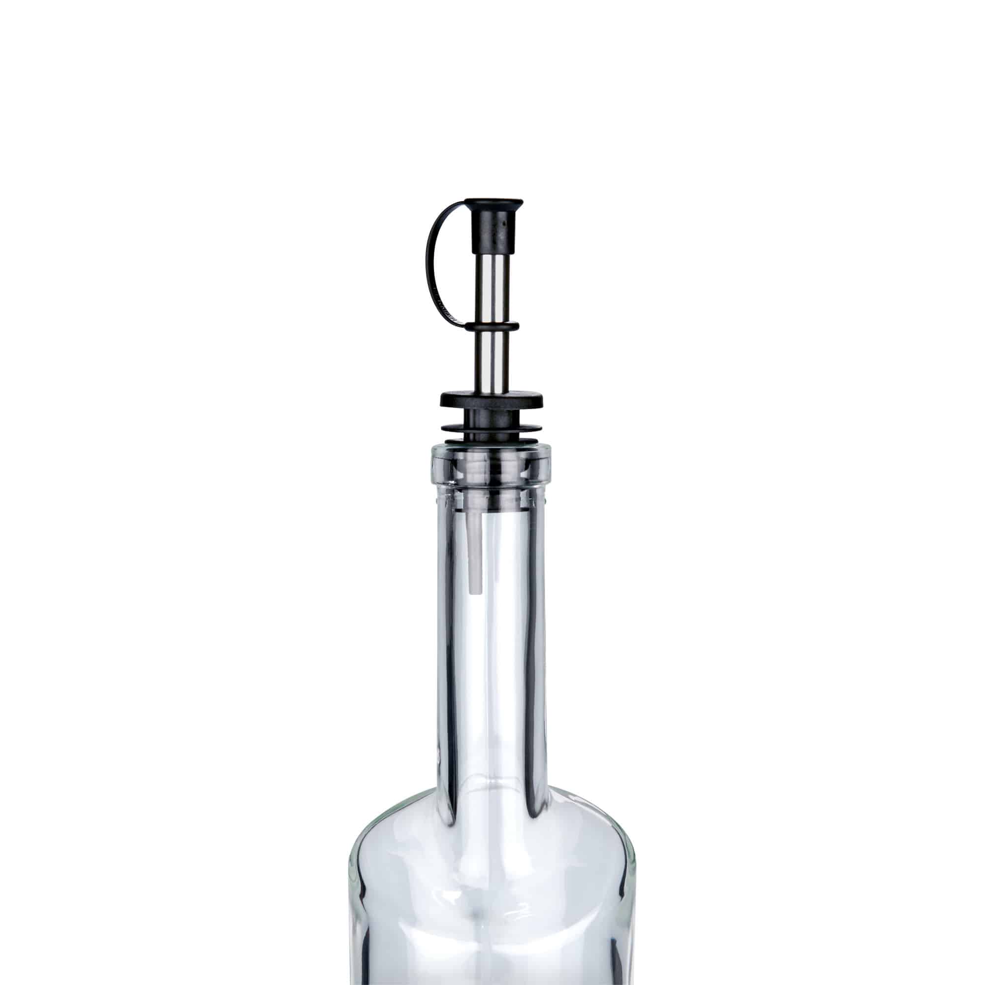 Inox izljev s poklopcem, nehrđajući čelik, srebrna