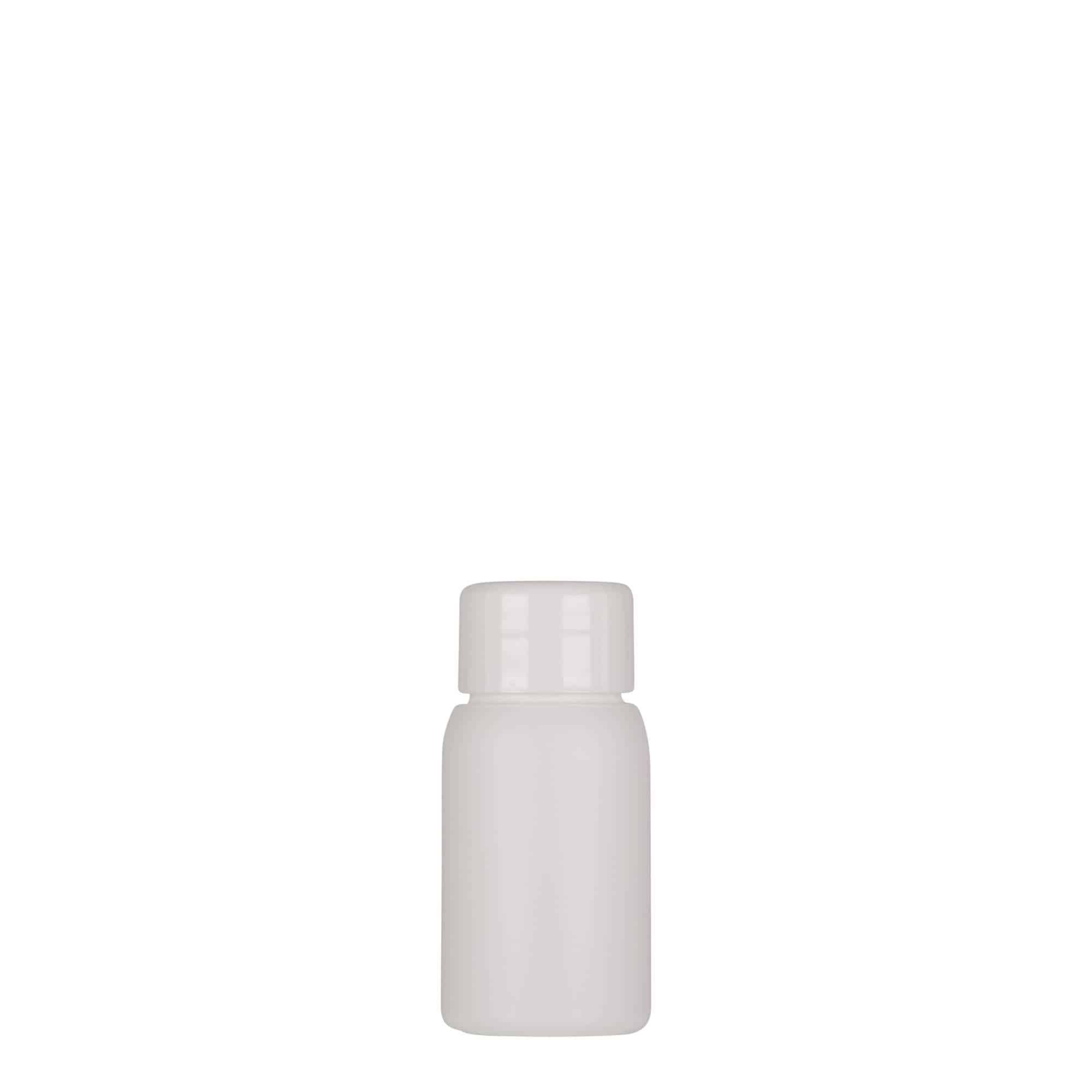 30 ml plastična bočica 'Tuffy', HDPE, bijela, grlo: 24/410