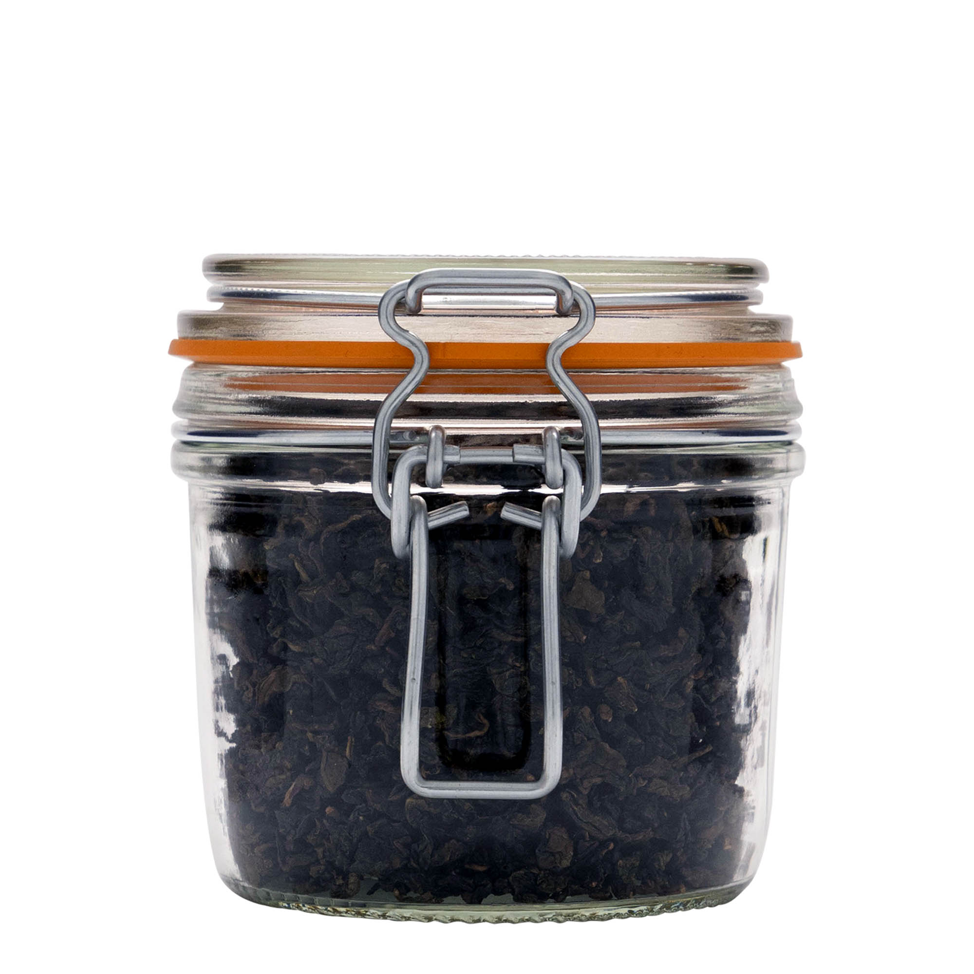 350 ml staklenka s metalnim zatvaračem 'Le Parfait Super Terrine', otvor: metalni zatvarač s žičanim kopčama