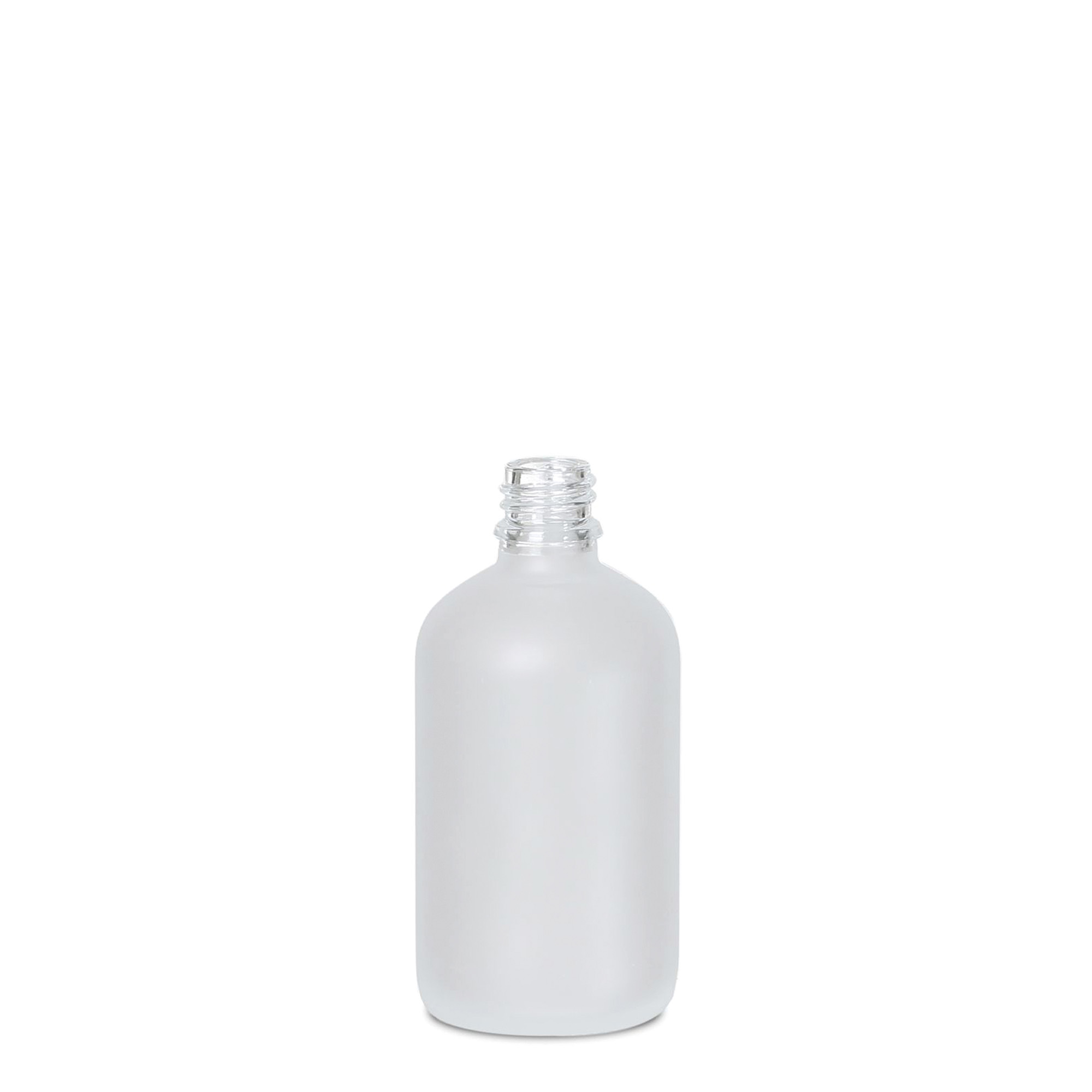 100 ml medicinska bočica, staklena, matirana, grlo: DIN 18