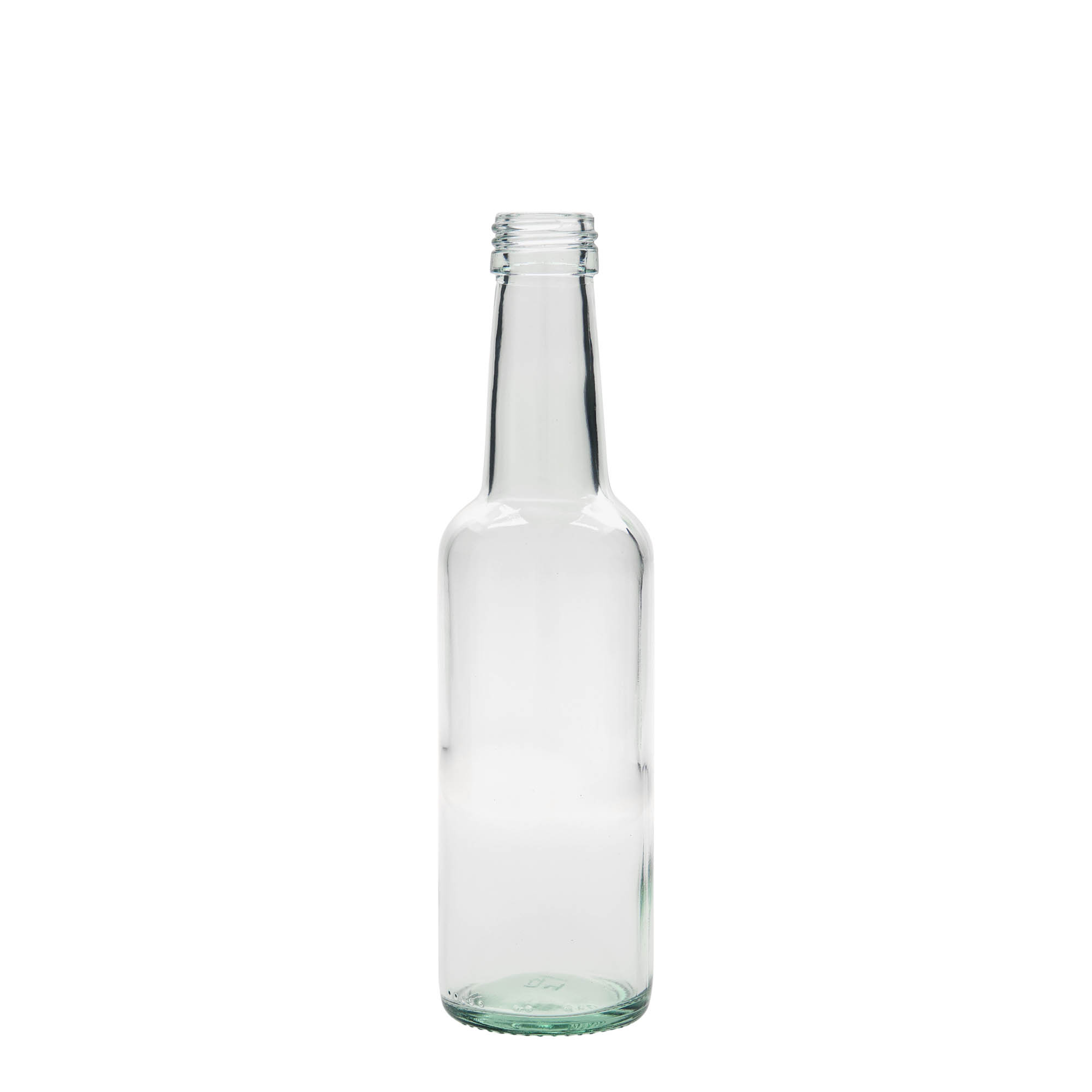 250 ml staklena boca s ravnim vratom, grlo: PP 28 250 ml staklena boca s ravnim vratom, grlo: PP 28