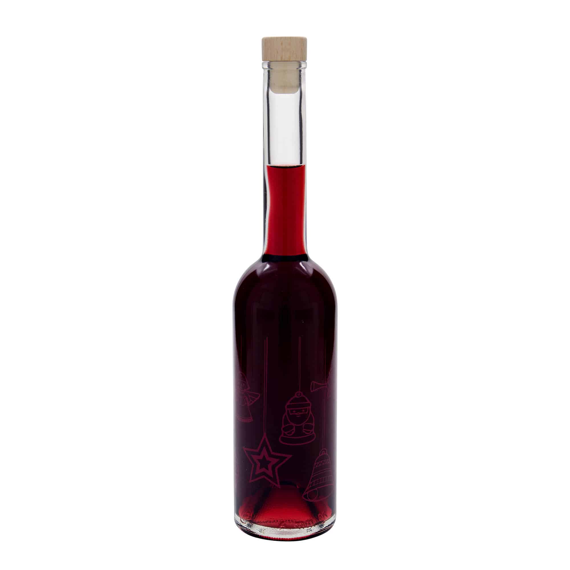 500 ml staklena boca 'Opera', motiv: zvijezde, grlo: pluta