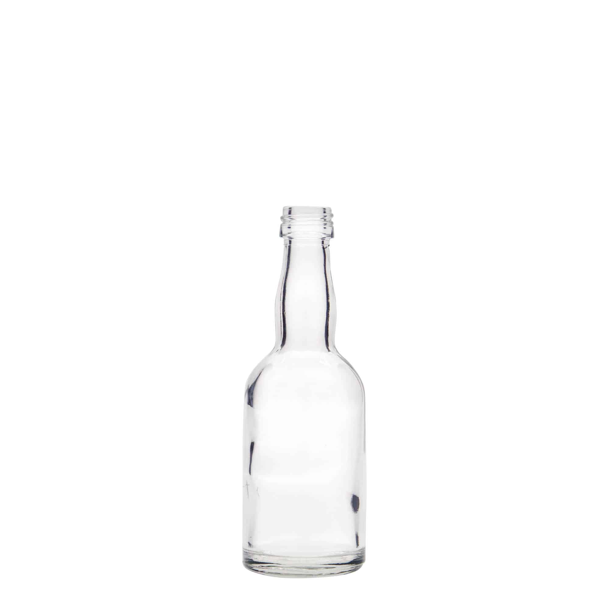 Staklena boca 50 ml 'Proba', otvor: PP 18 Staklena boca 50 ml 'Proba', otvor: PP 18