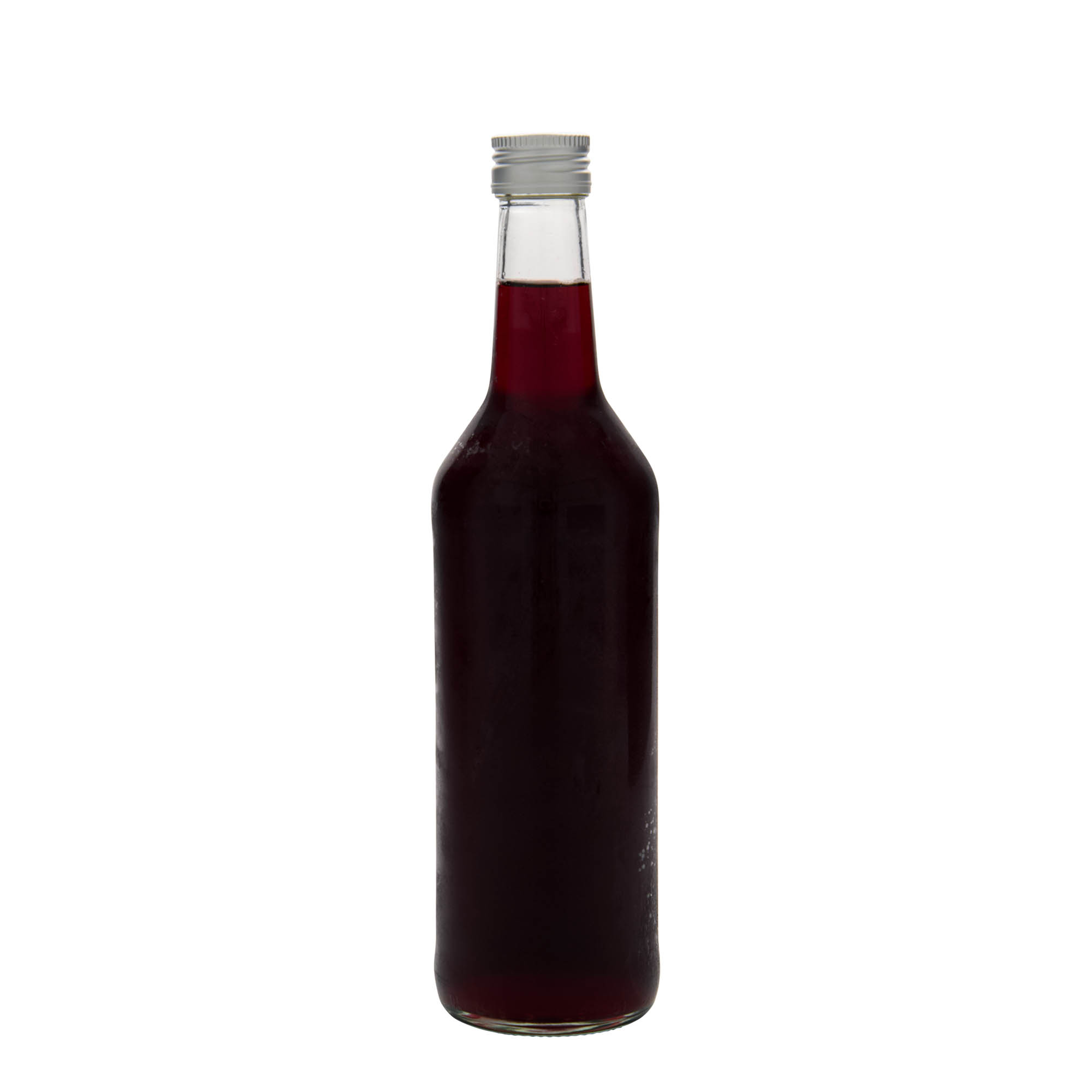 500 ml staklena boca s ravnim vratom, otvor: PP 28