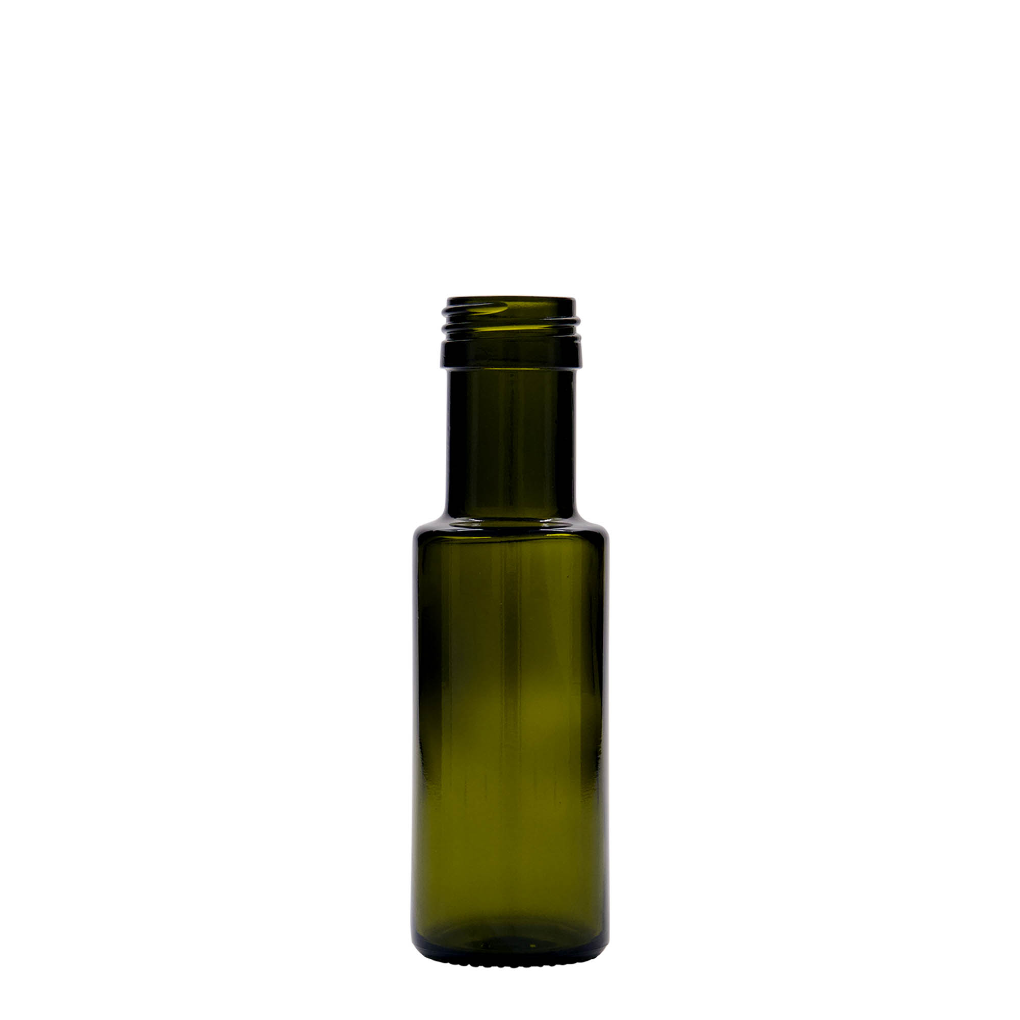 100 ml staklena boca 'Dorica', antikno zelena, grlo: PP 31,5 100 ml staklena boca 'Dorica', antikno zelena, grlo: PP 31,5