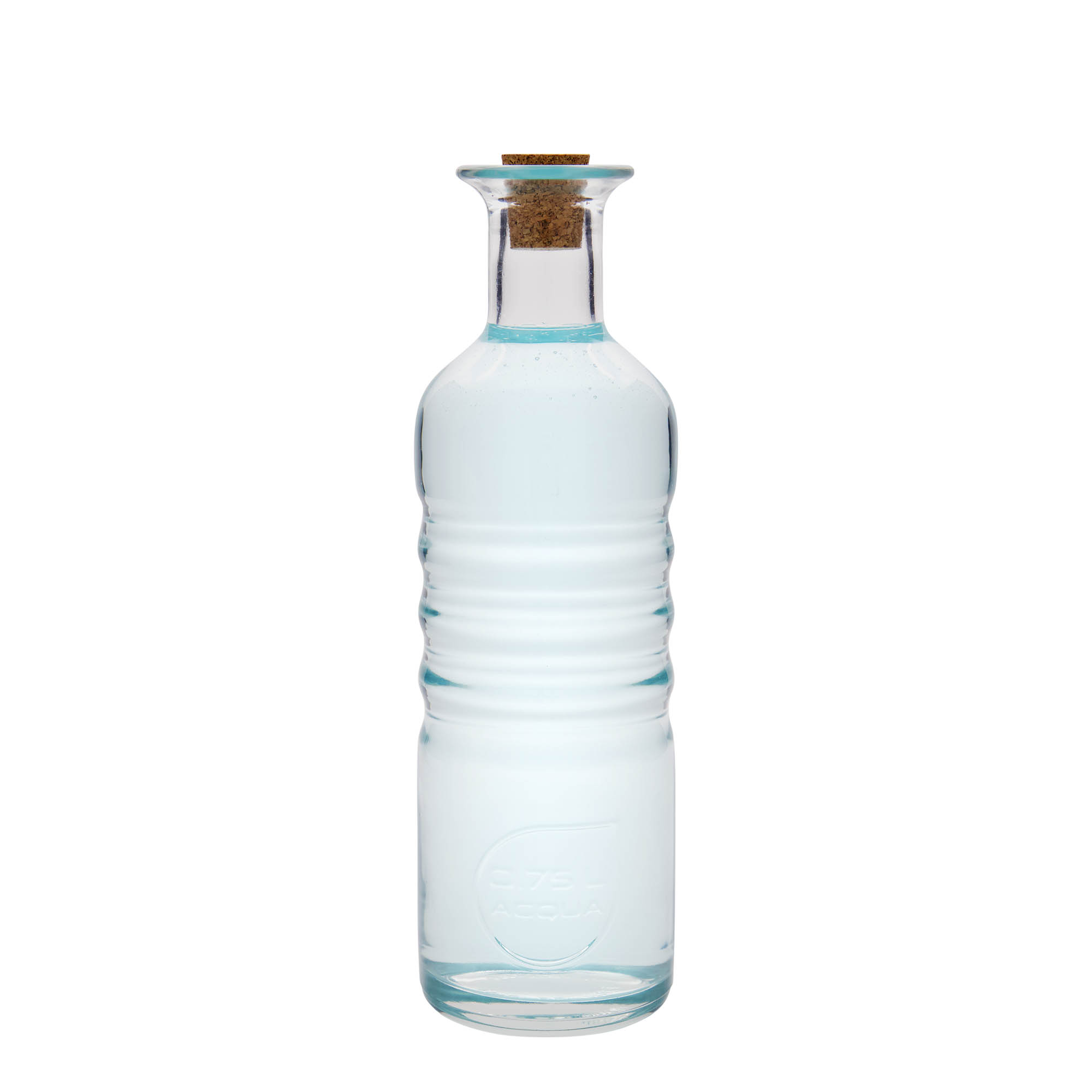 750 ml staklena boca 'Optima Acqua', grlo: pluta 750 ml staklena boca 'Optima Acqua', grlo: pluta