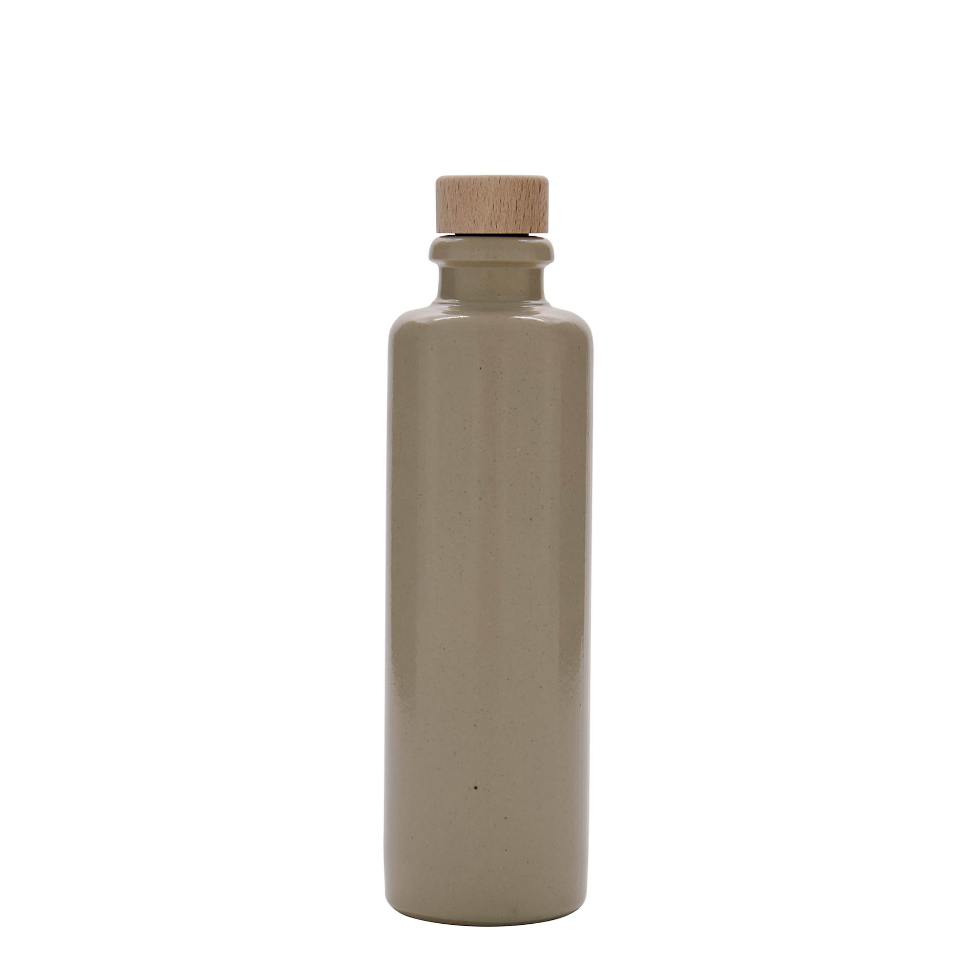 200 ml glineni vrč, kamenina, bež, otvor: pluta