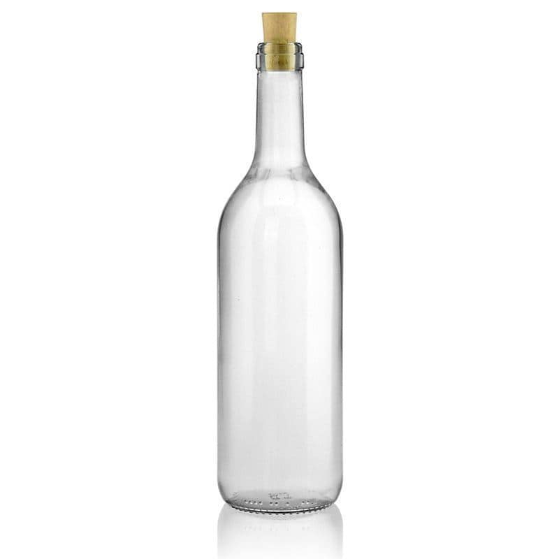 Staklena boca 750 ml 'Bordeaux', otvor: pluteni čep Staklena boca 750 ml 'Bordeaux', otvor: pluteni čep