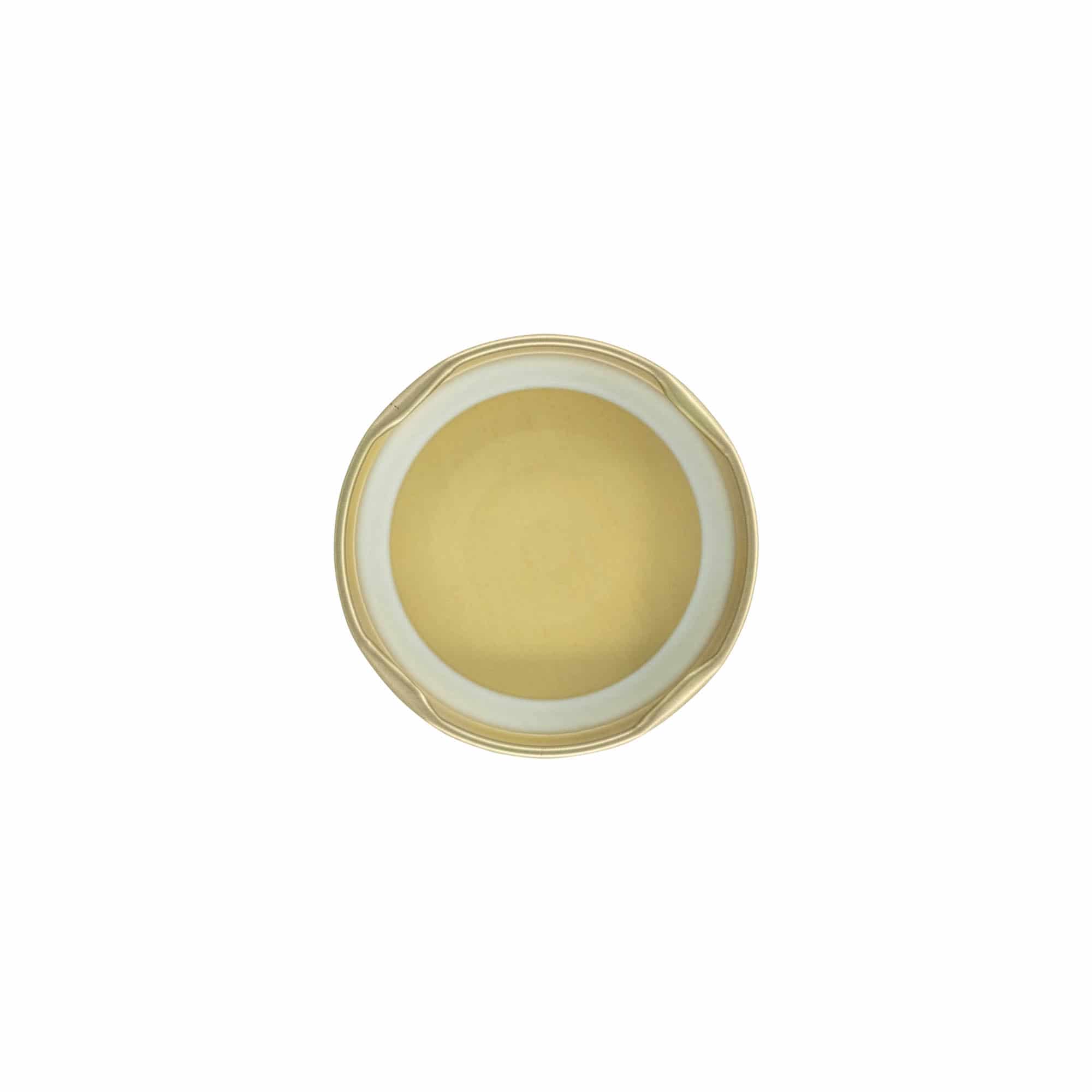 Twist-Off-čep, limenka, zlatni, za otvor: TO 58 Twist-Off-čep, limenka, zlatni, za otvor: TO 58