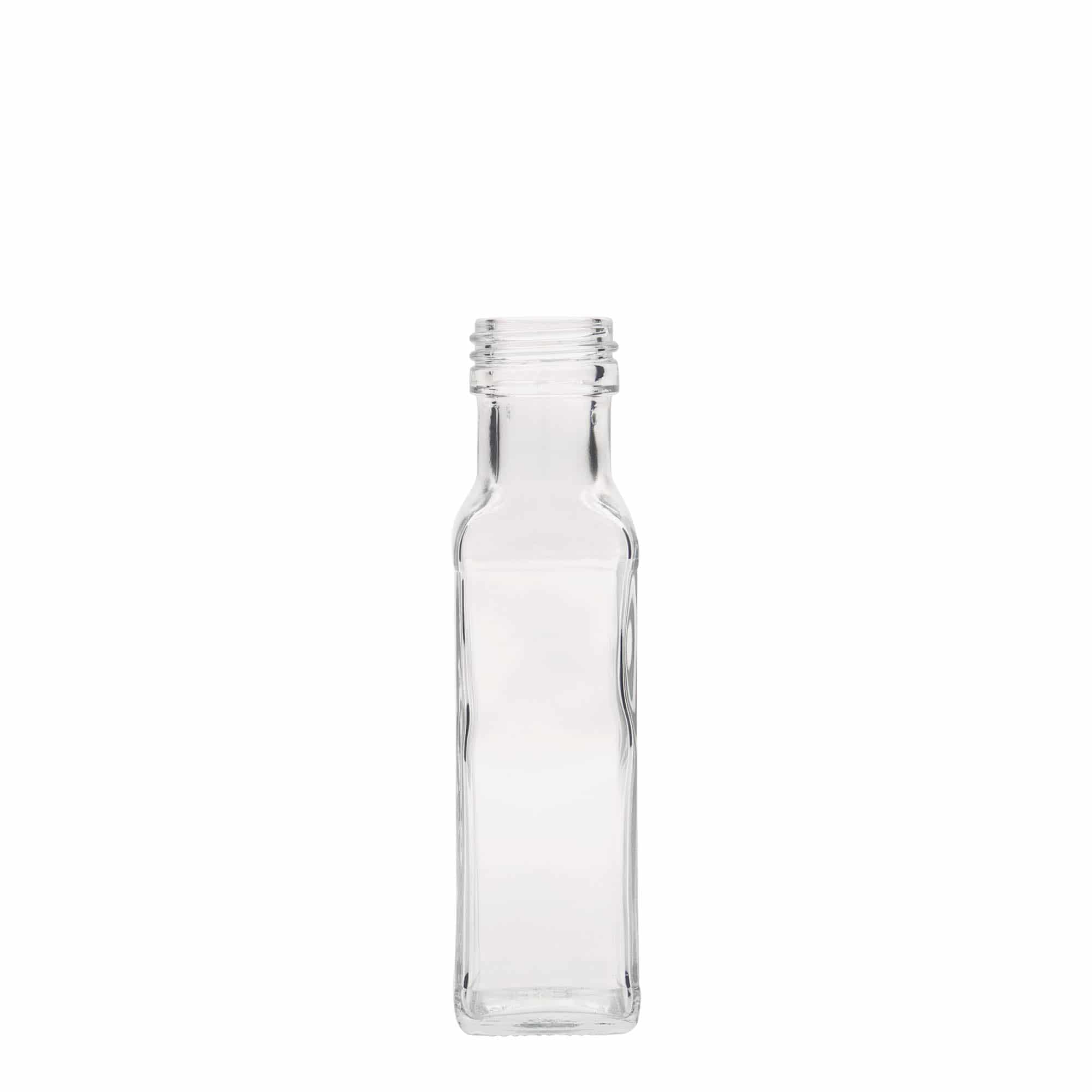 100 ml staklena boca 'Marasca', četvrtasta, grlo: PP 31,5
