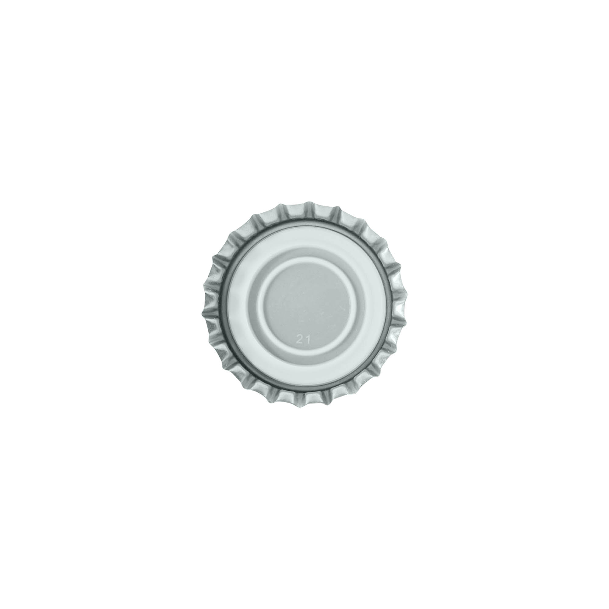 Čepovi za boce 29 mm, metalni, srebrni