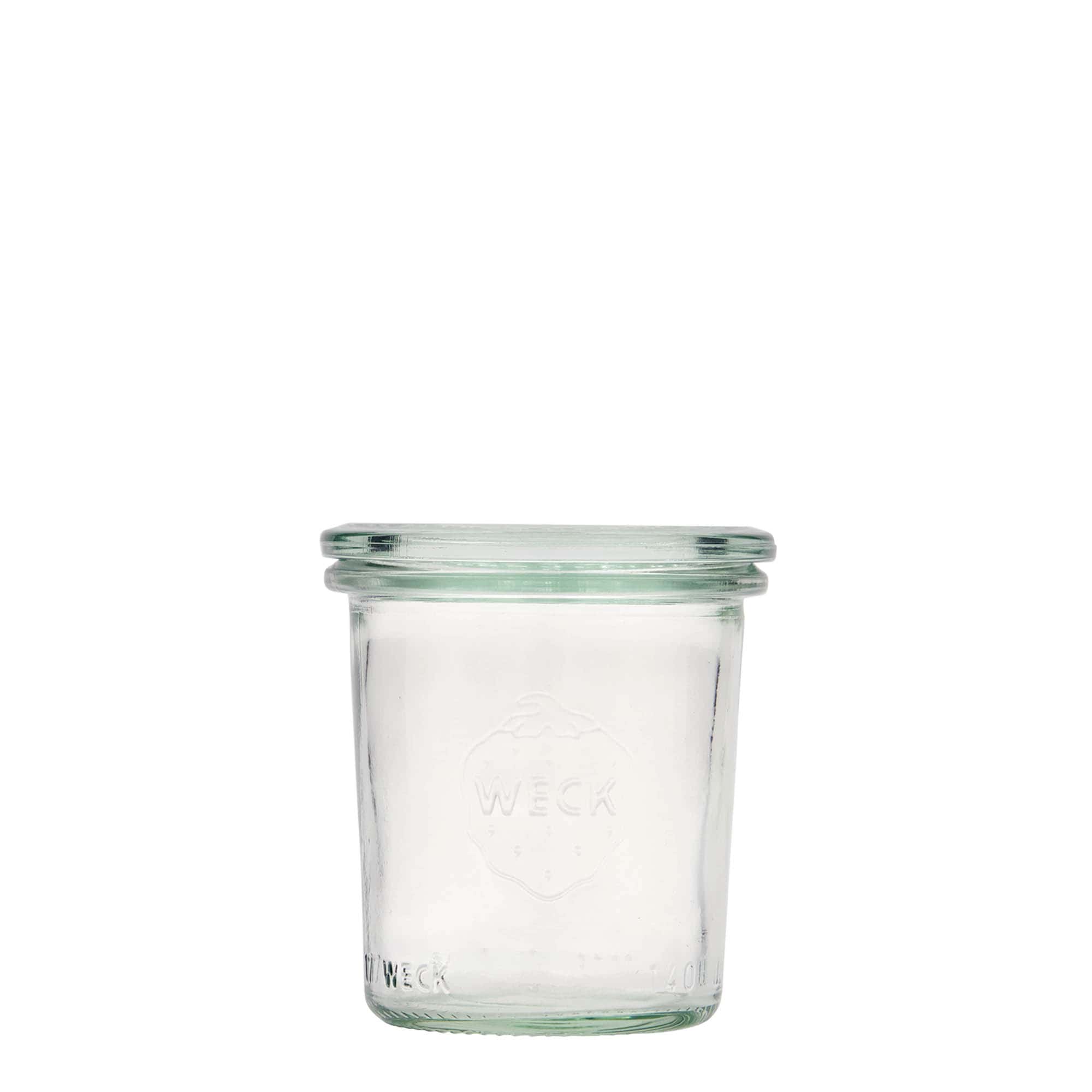 140 ml WECK staklenka za okretanje, otvor: okrugli rub