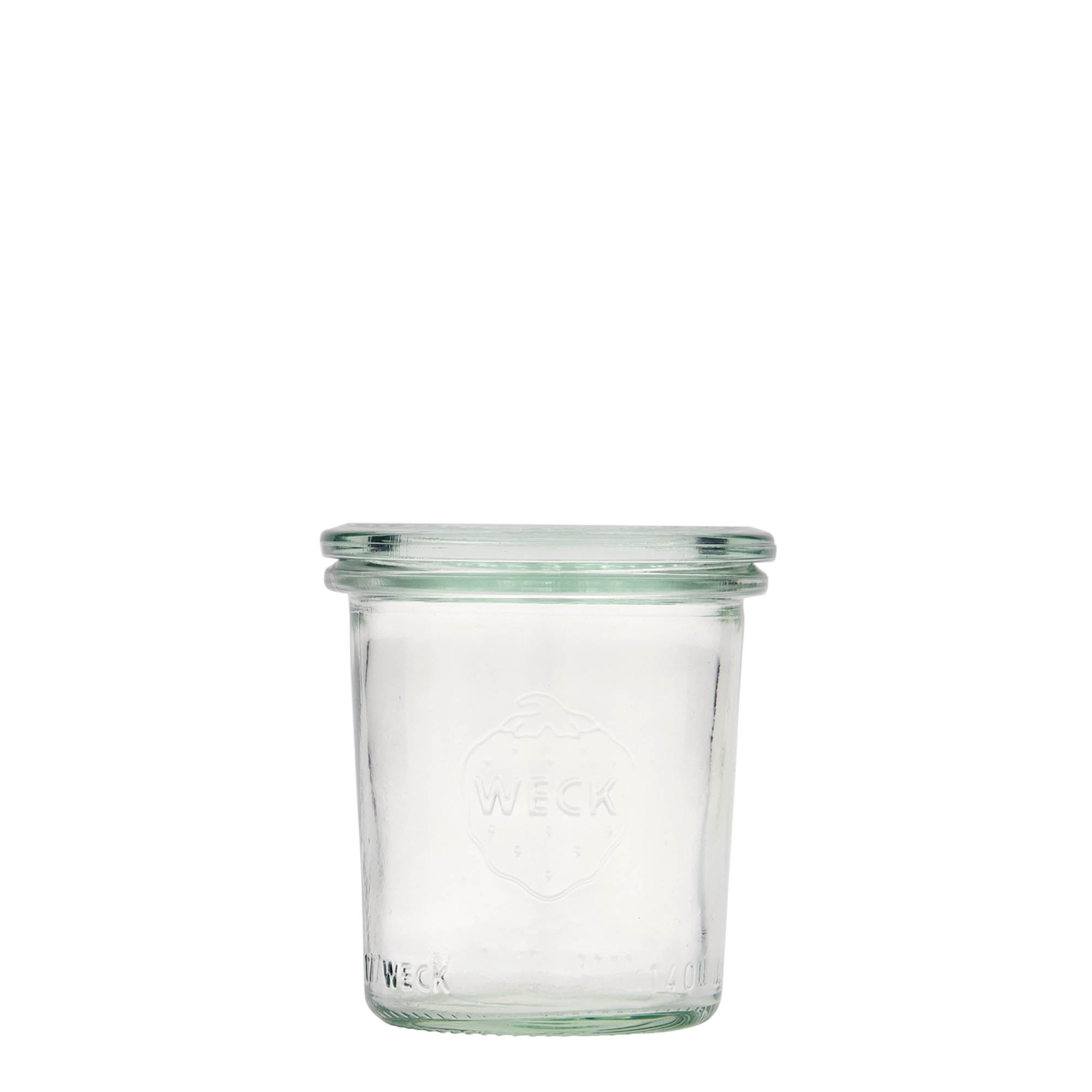 140 ml WECK staklenka za okretanje, otvor: okrugli rub