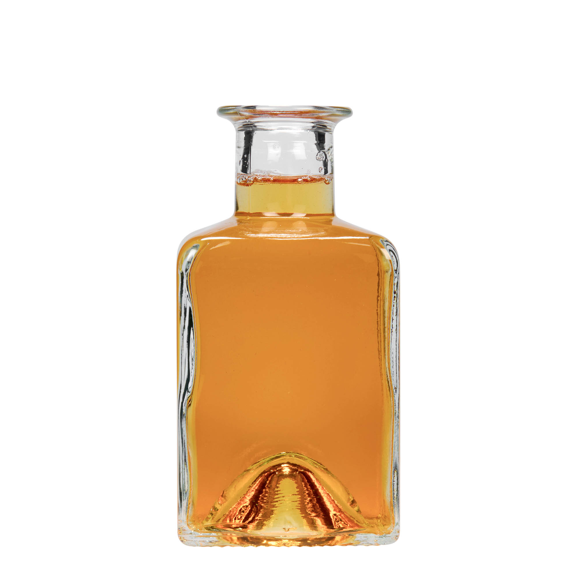 200 ml staklena boca 'Kubica', četvrtasta, otvor: čep