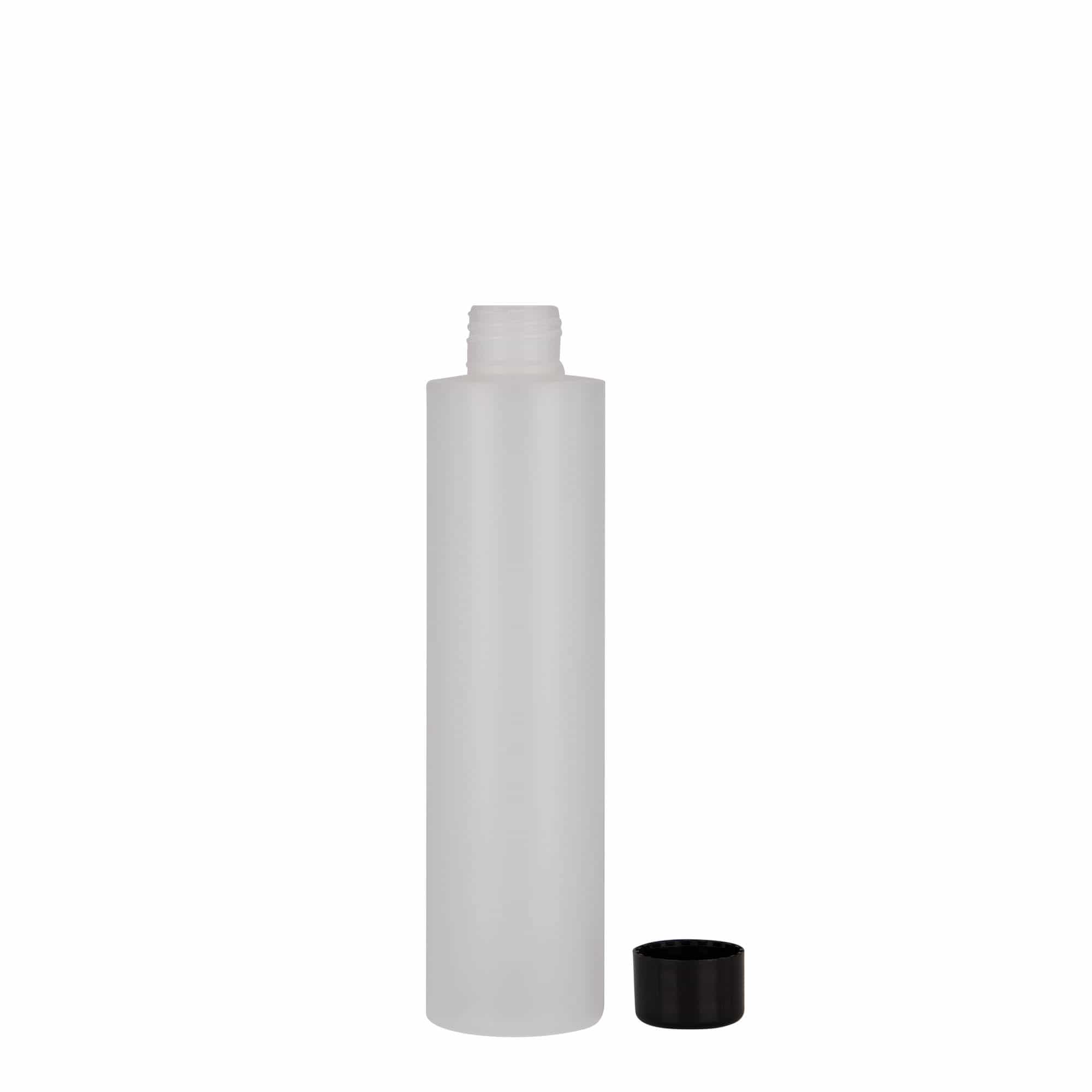 Plastična boca 200 ml 'Pipe', HDPE, prirodna, otvor: GPI 24/410